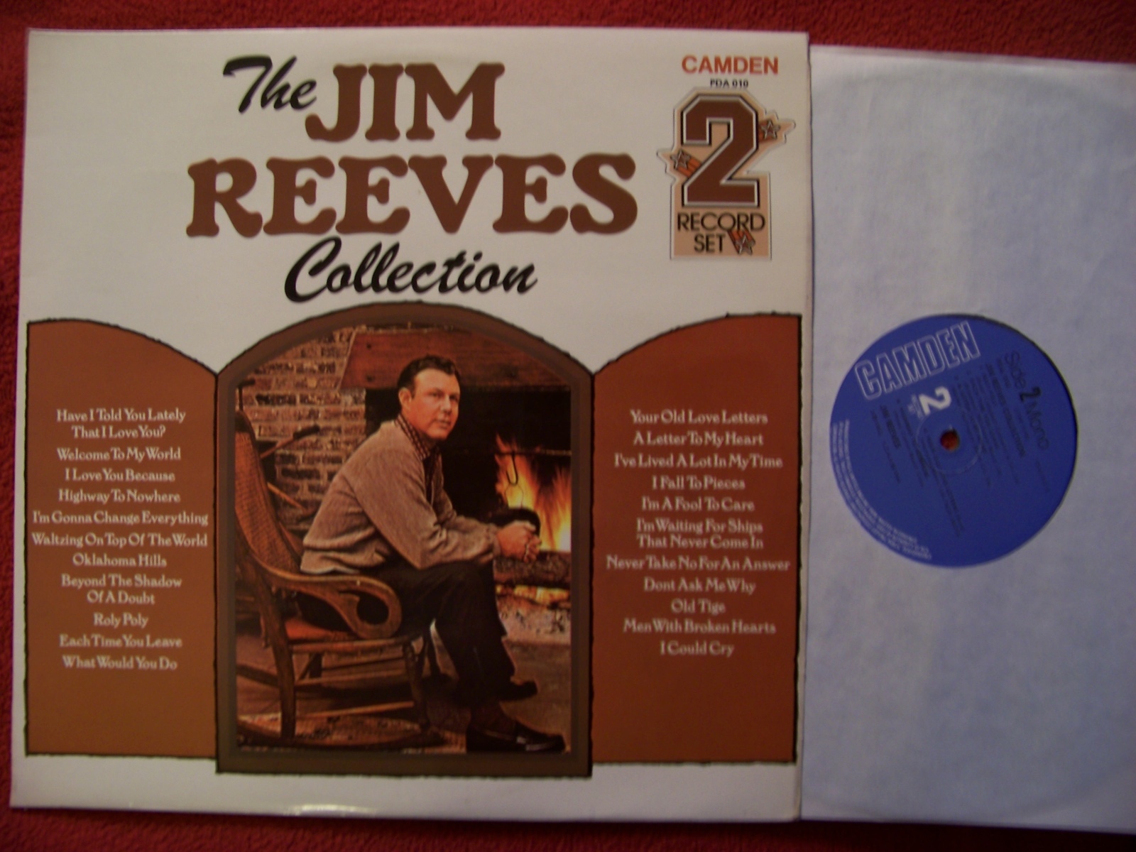Jim Reeves – The Jim Reeves Collection (Double LP, Camden Records)