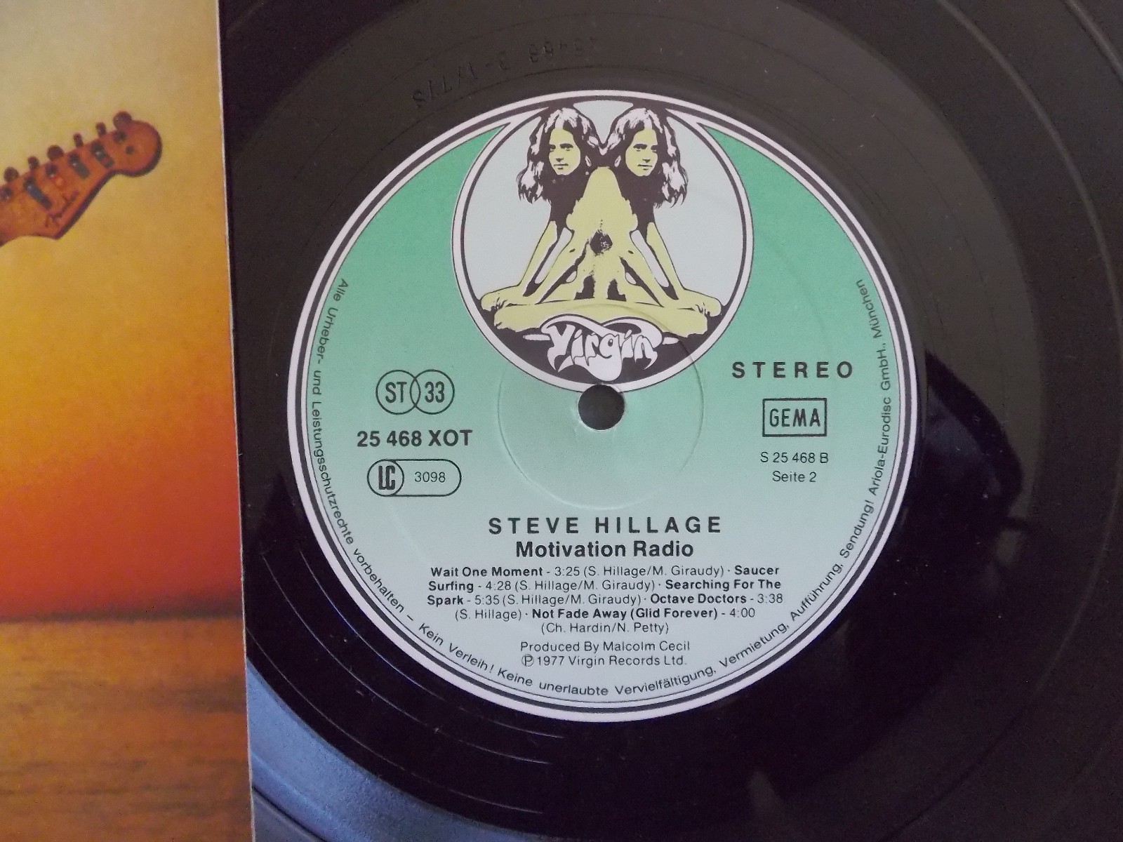 Steve Hillage – Motivation Radio (Virgin Records, 1977), Bild 2