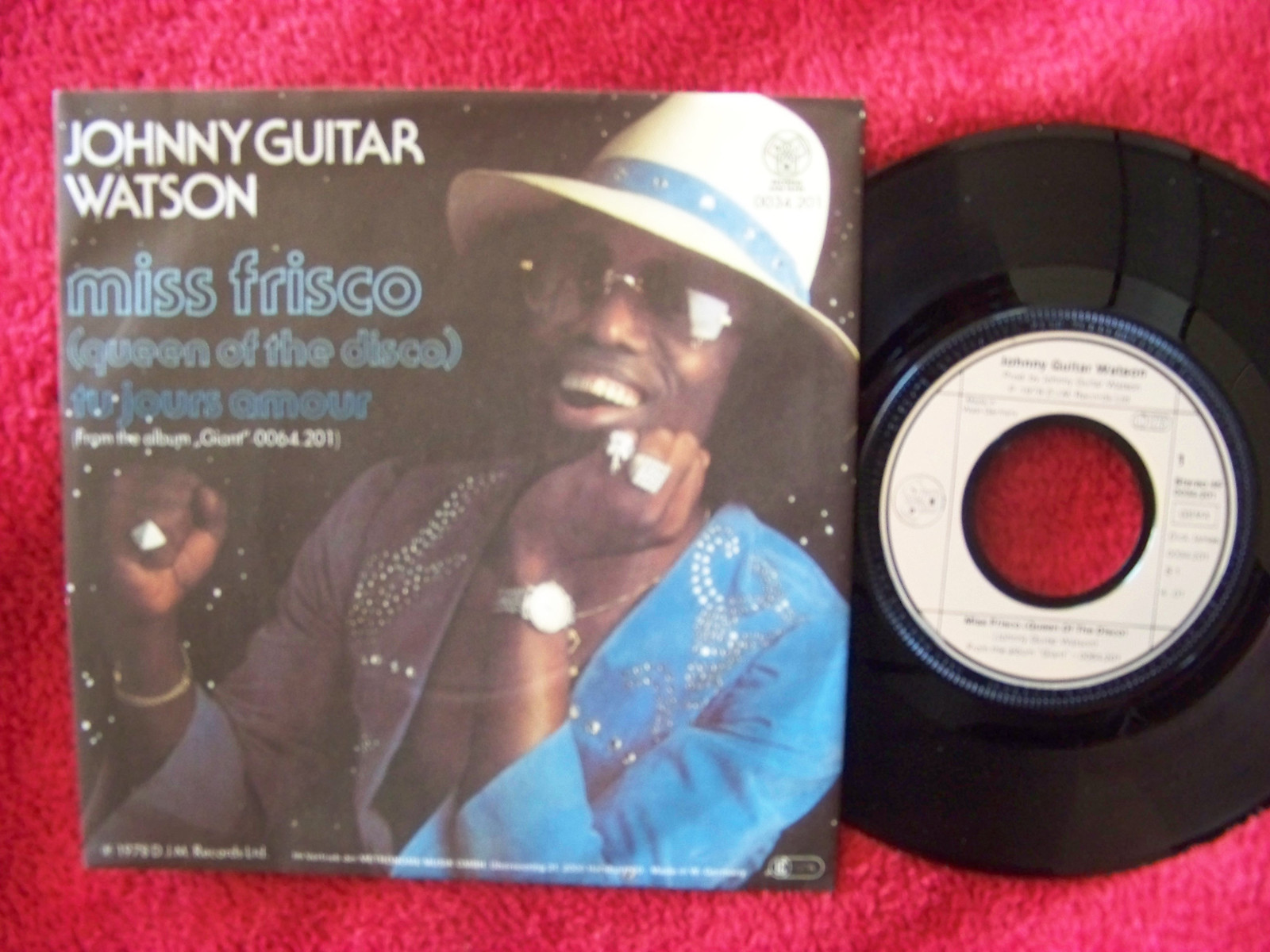Johnny Guitar Watson – Miss Frisco / Tu jours amour | DJM Records 0034.201