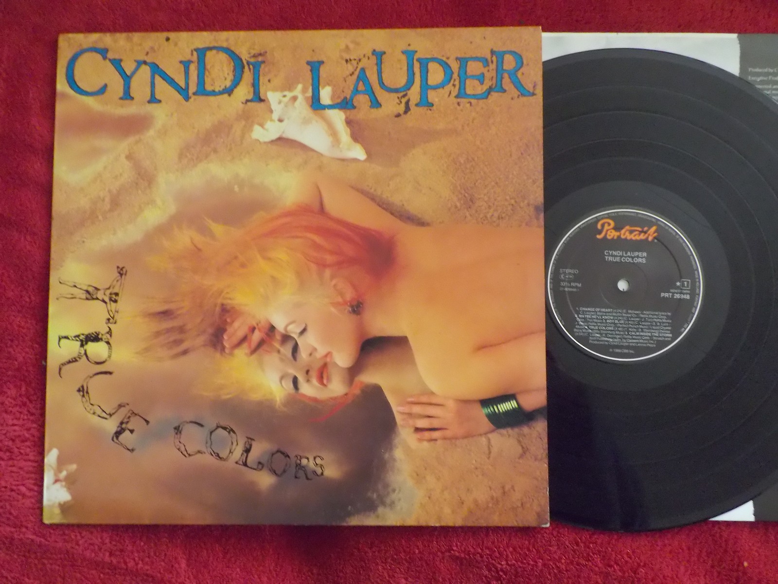 Cyndi Lauper – True Colors | LP | Portrait PRT 26948, Niederlande 1986