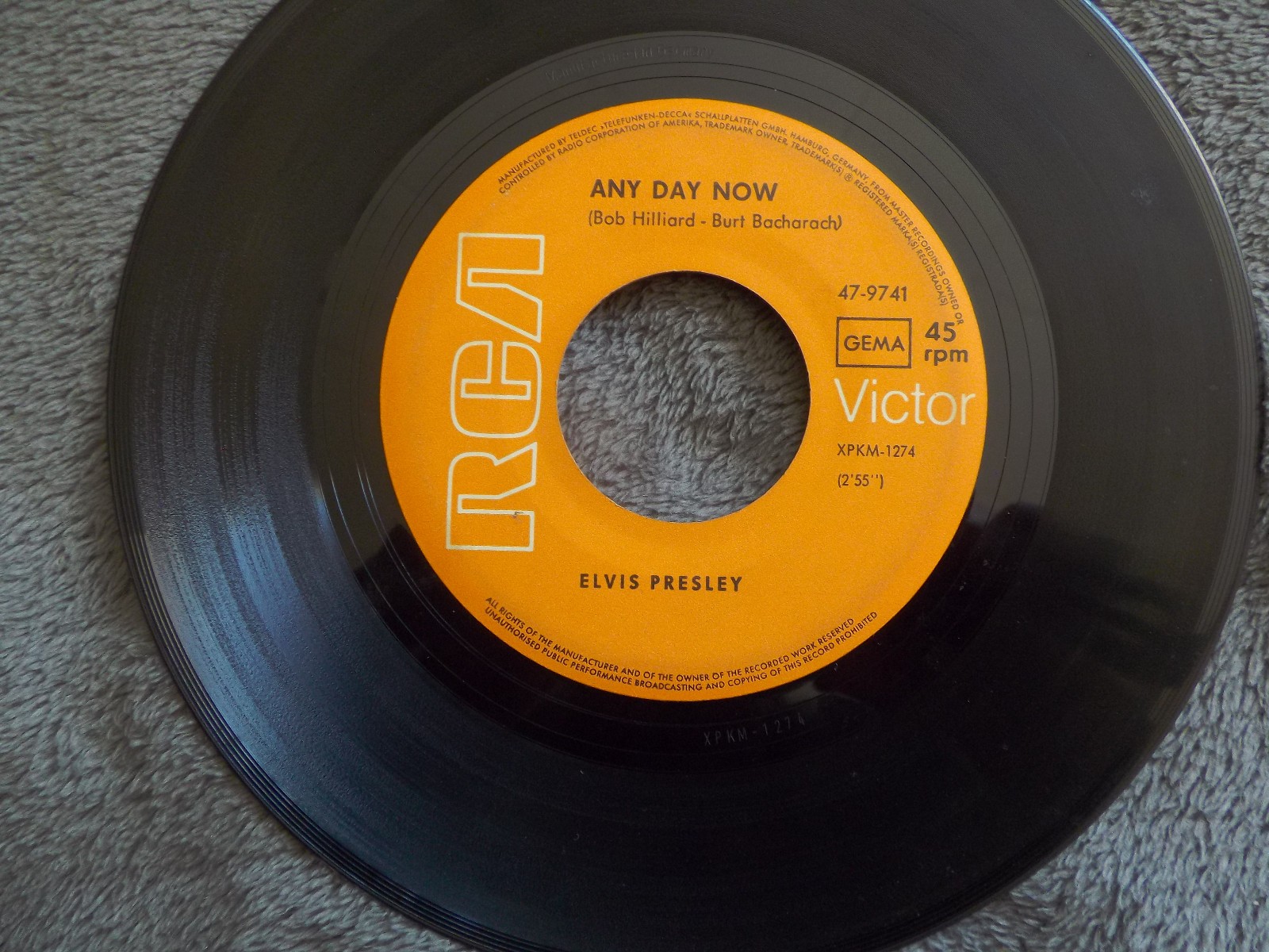 Elvis Presley – In the ghetto / Any day now (RCA Victor, 1969), Bild 2