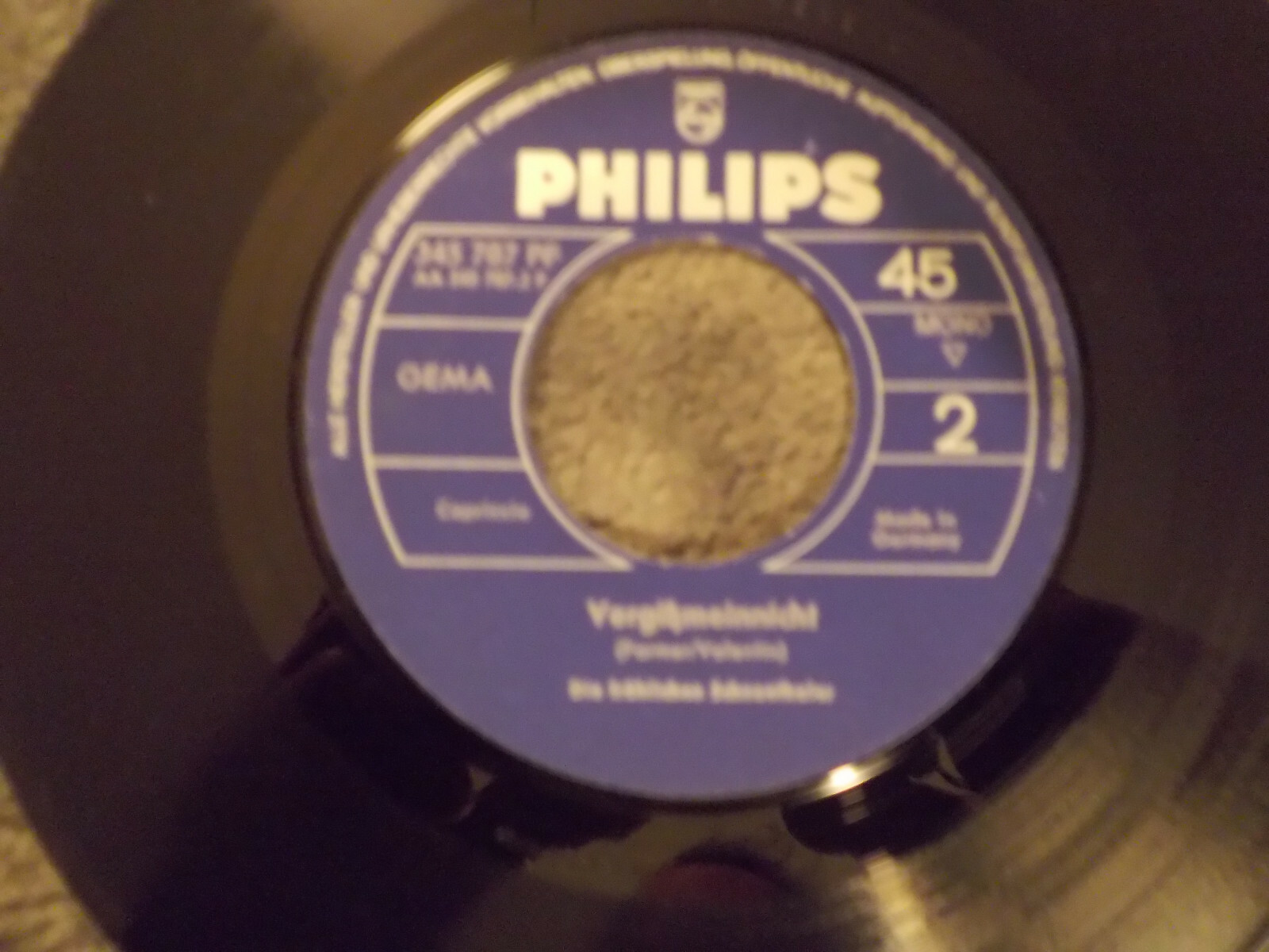 Harmonika-Duo – Hoch Heidecksburg / Schneewalzer (Philips 45er-Single), Bild 2