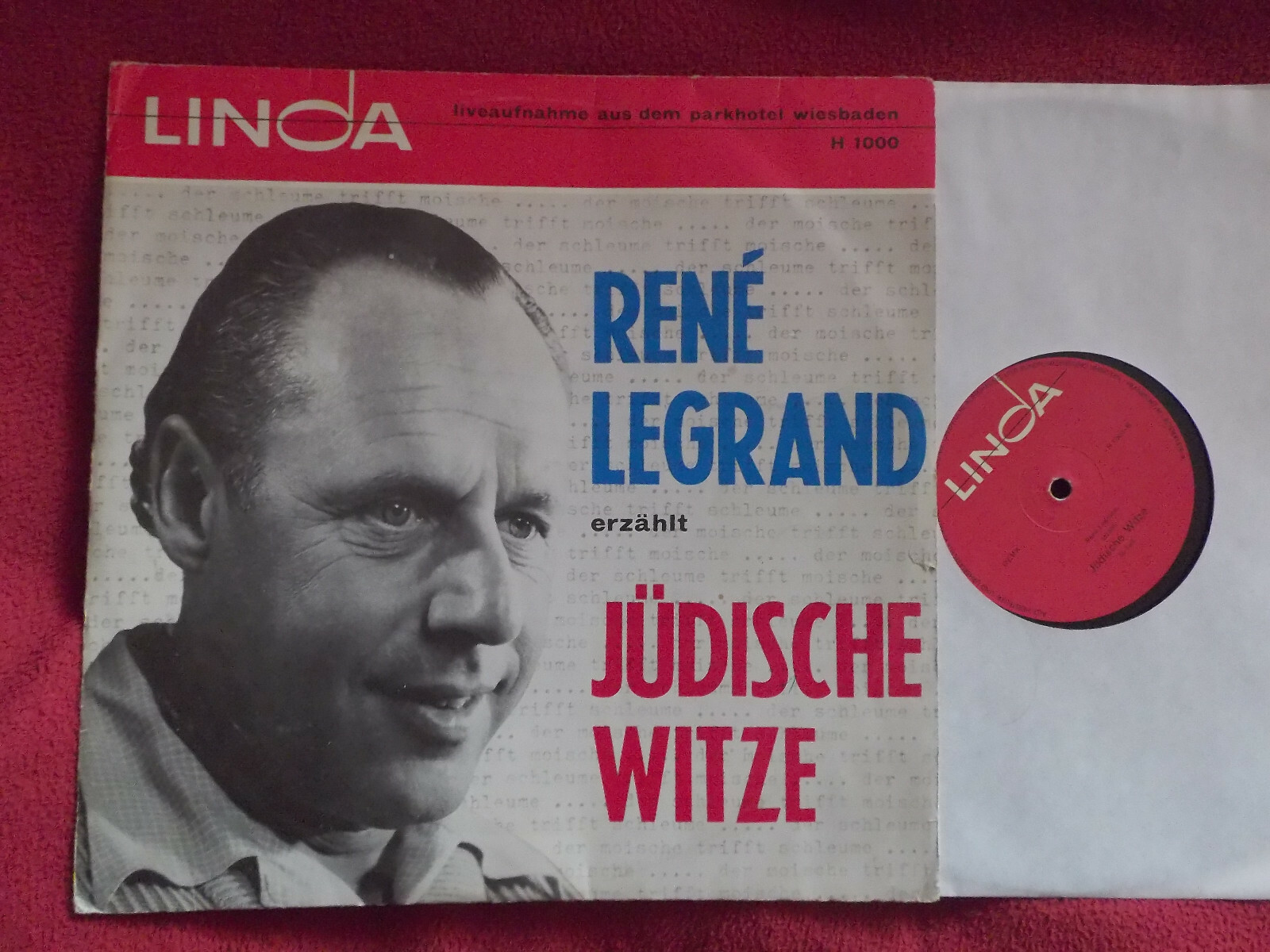 Rene Legrand – erzählt jüdische Witze (LP, Linda H - 1000)
