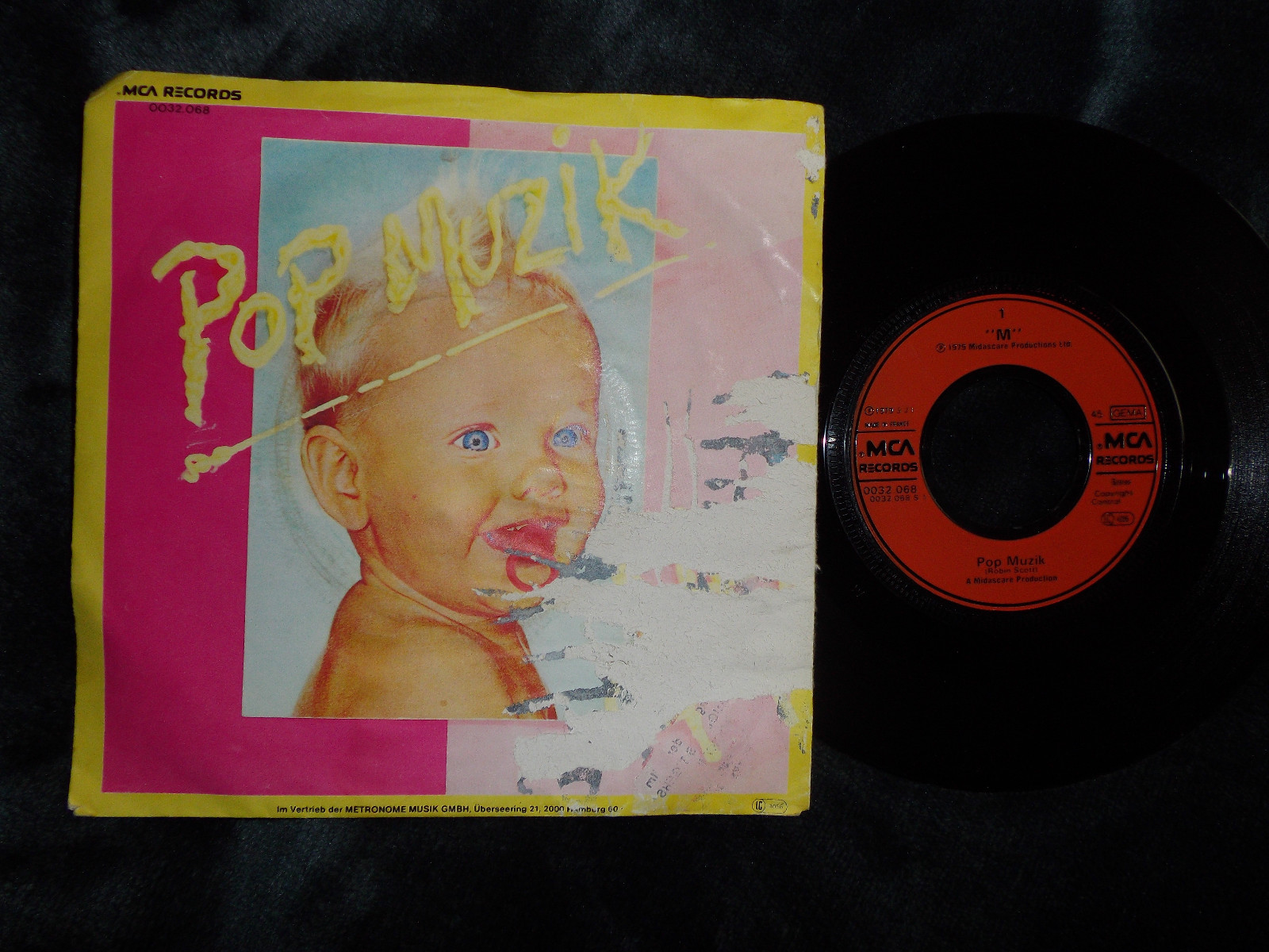 M – Pop muzik / M factor (Single, MCA Records 0032.068)