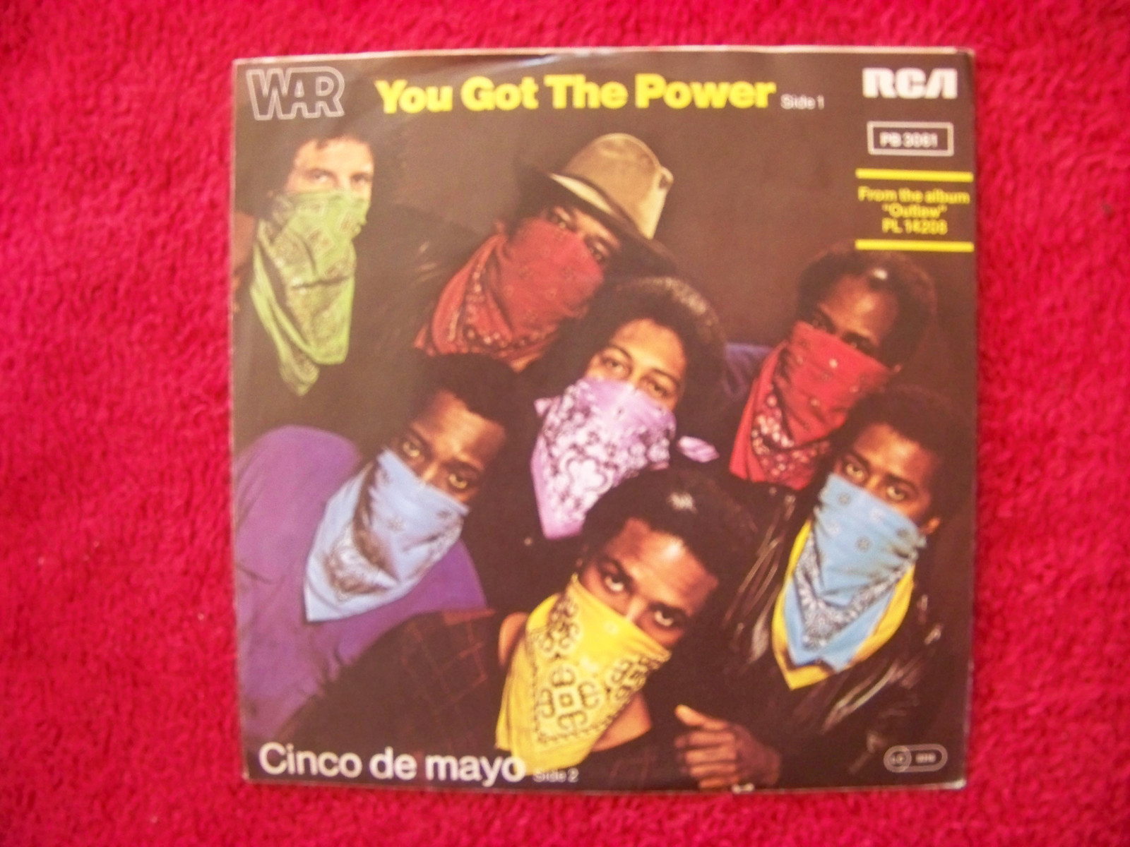 War – You Got the Power / Cinco de Mayo – RCA Records, PB 3061, Deutschland, 1982, Bild 2