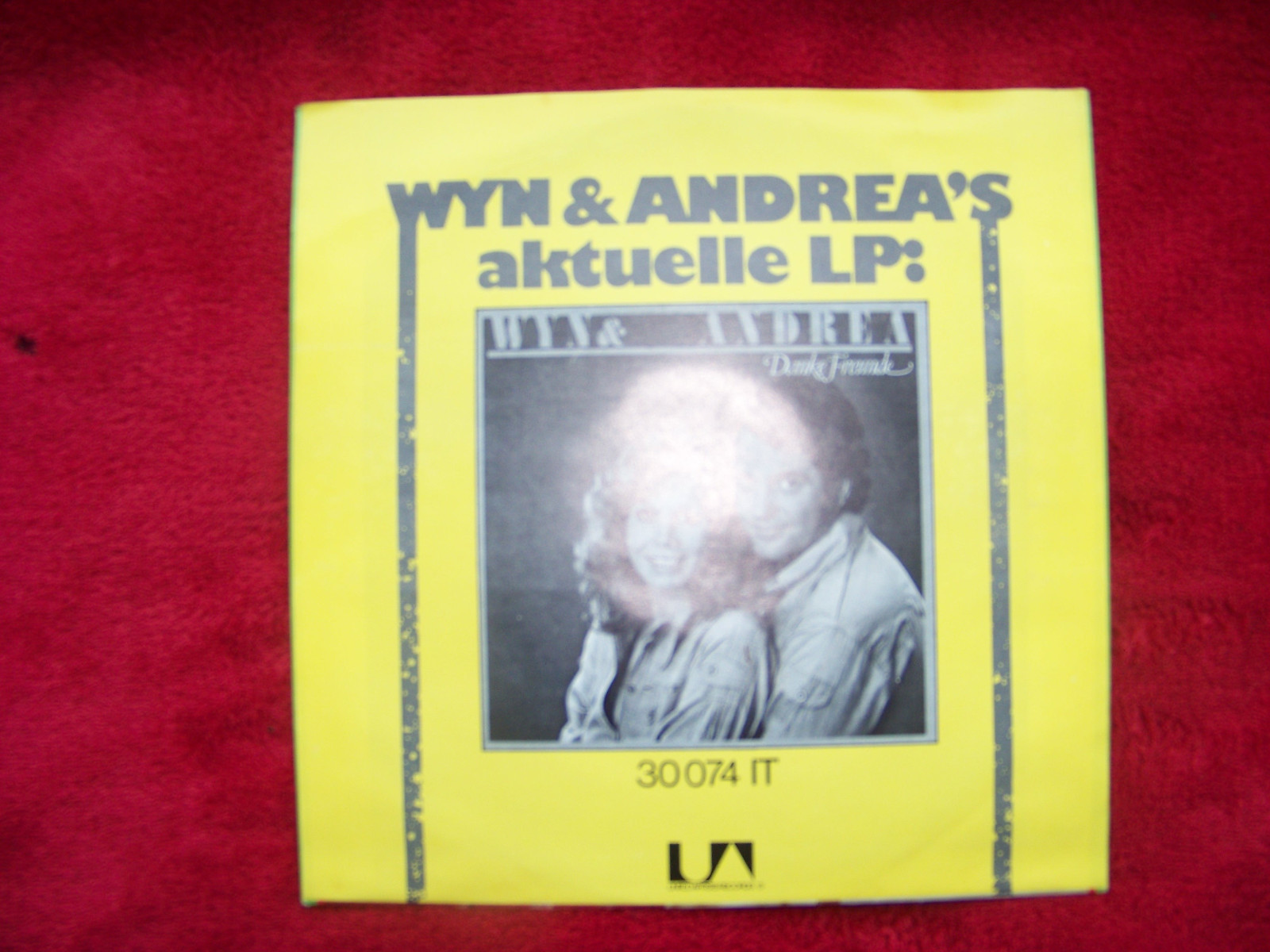 Wyn & Andrea – Danke Freunde / Junge, wer wagt, gewinnt (Single), Bild 2