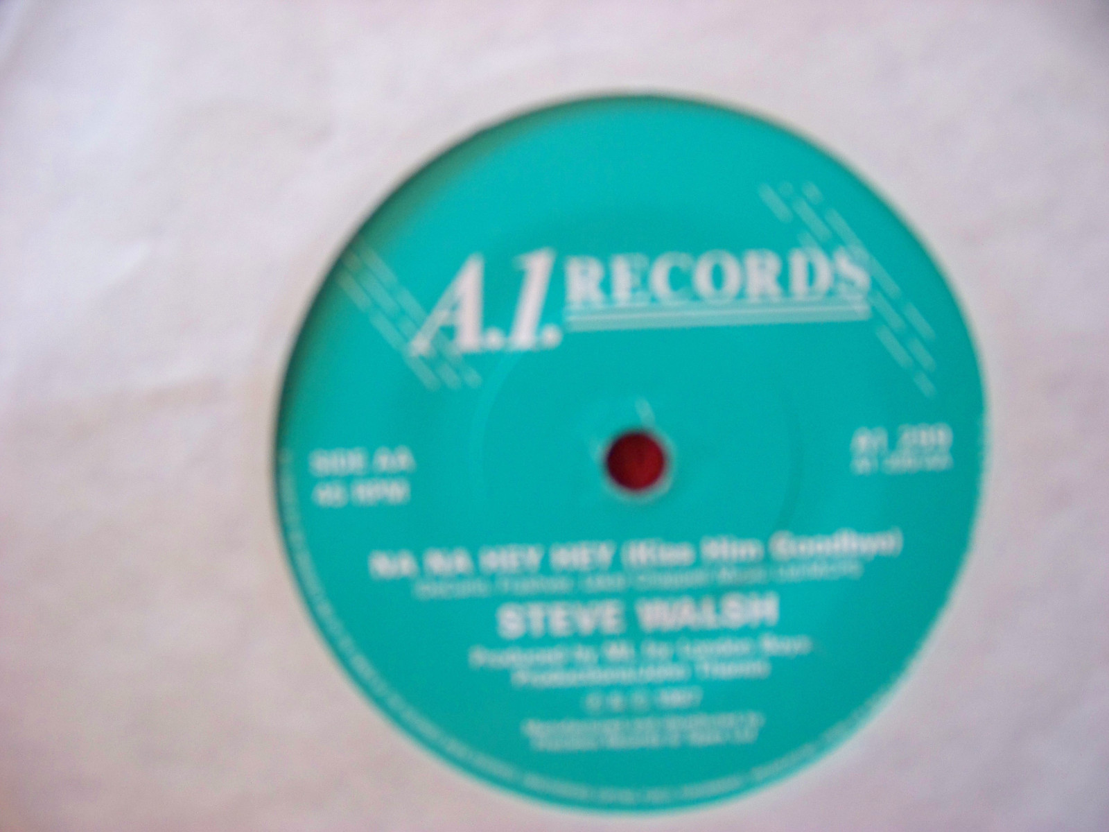 Steve Walsh – I Found Loving / Na Na Hey Hey (7″ Single, 1987), Bild 2