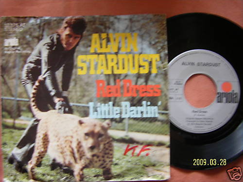 Alvin Stardust – Red Dress / Little Darlin’ (Ariola Records, 13 375 AT)