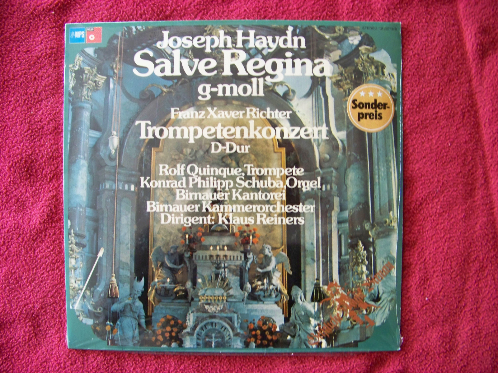 Joseph Haydn / Franz Xaver Richter – Salve Regina g-moll / Trompetenkonzert D-Dur (LP)