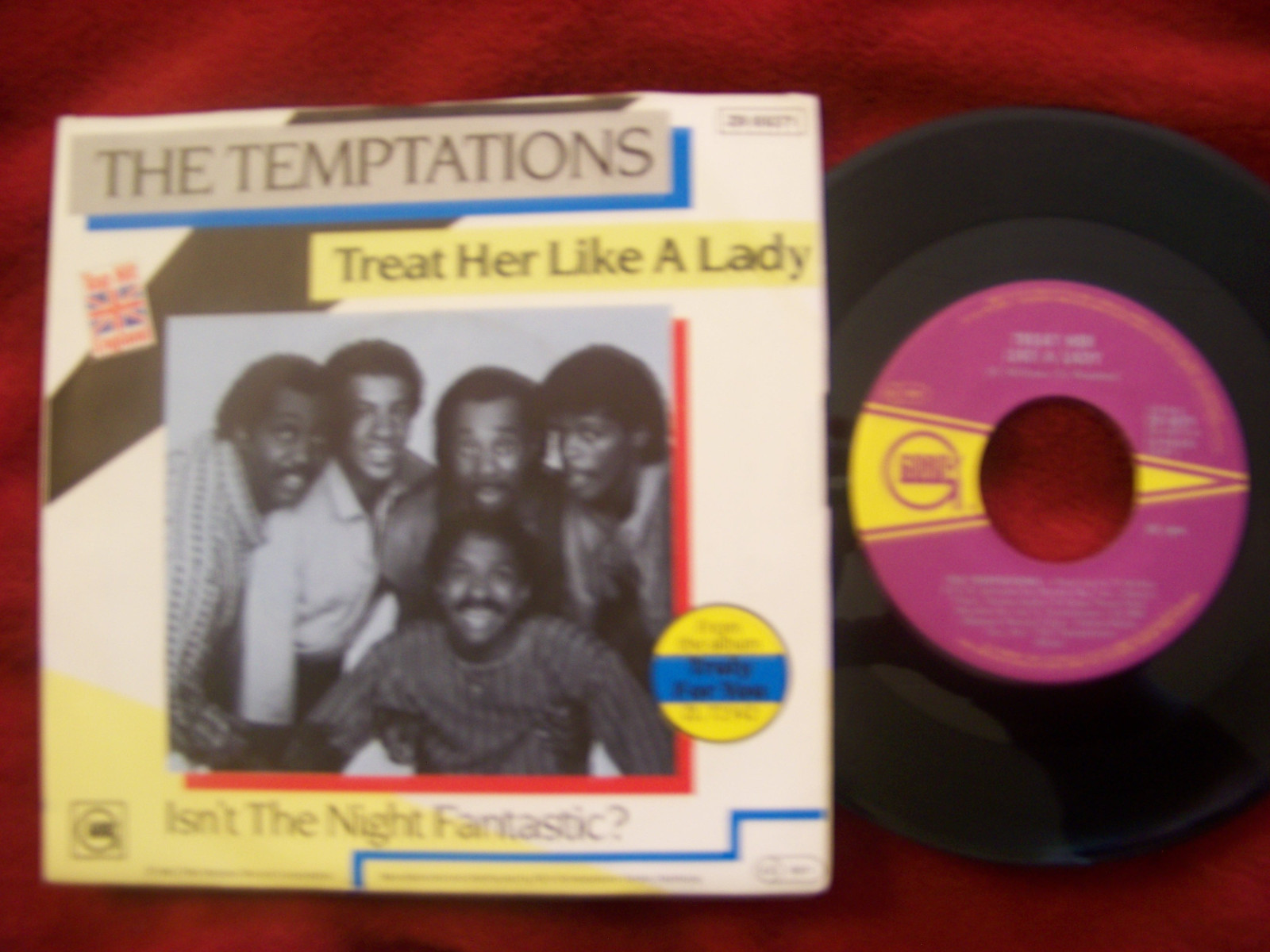 The Temptations – Treat Her Like a Lady / Isn’t the Night Fantastic? | Gordy Records, 7″ Single, 1984