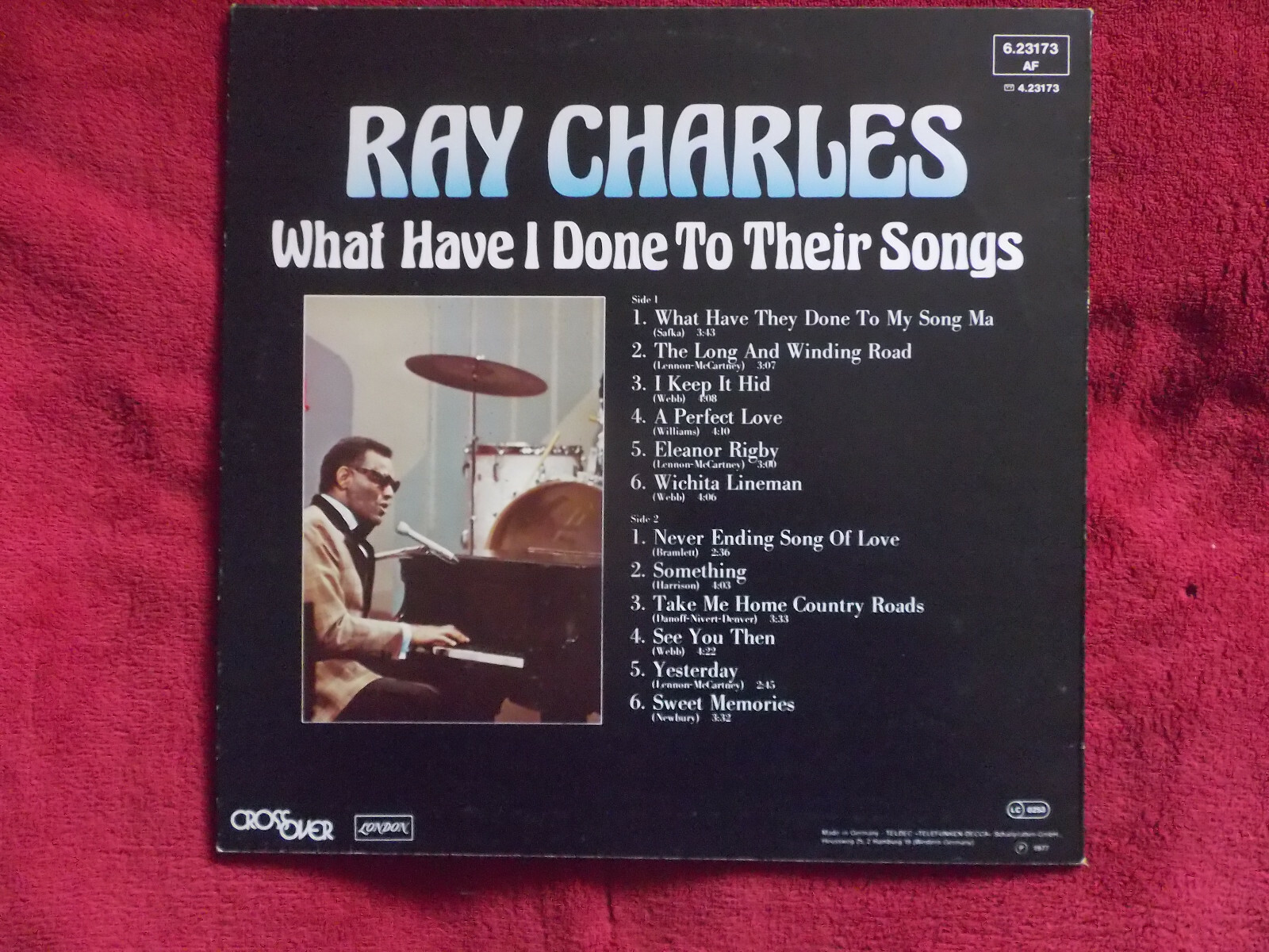 Ray Charles – What Have I Done to Their Songs | London LP, 1977, Bild 2