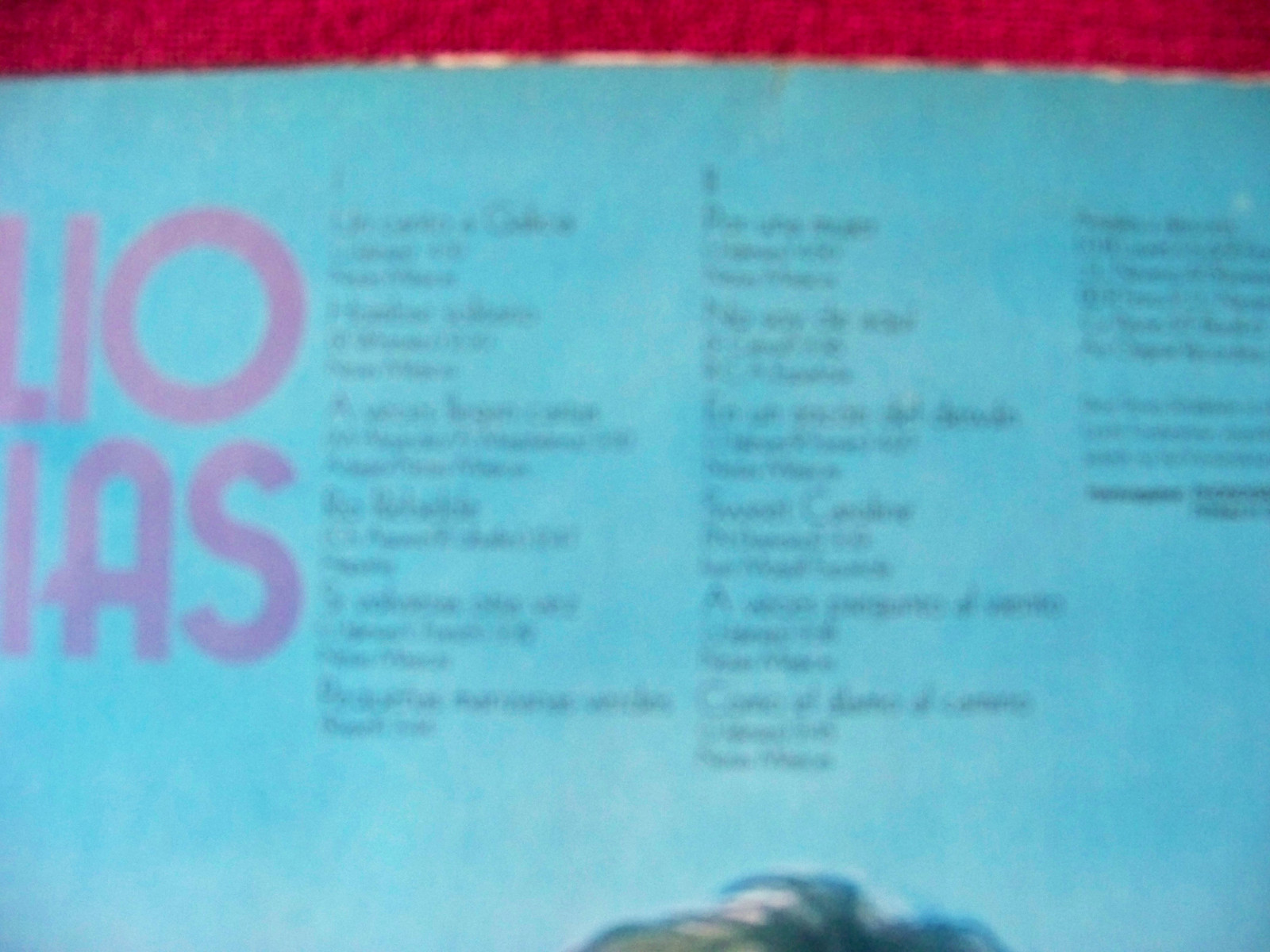 Julio Iglesias – Un canto a galicia | Philips Records, LP, Bild 2
