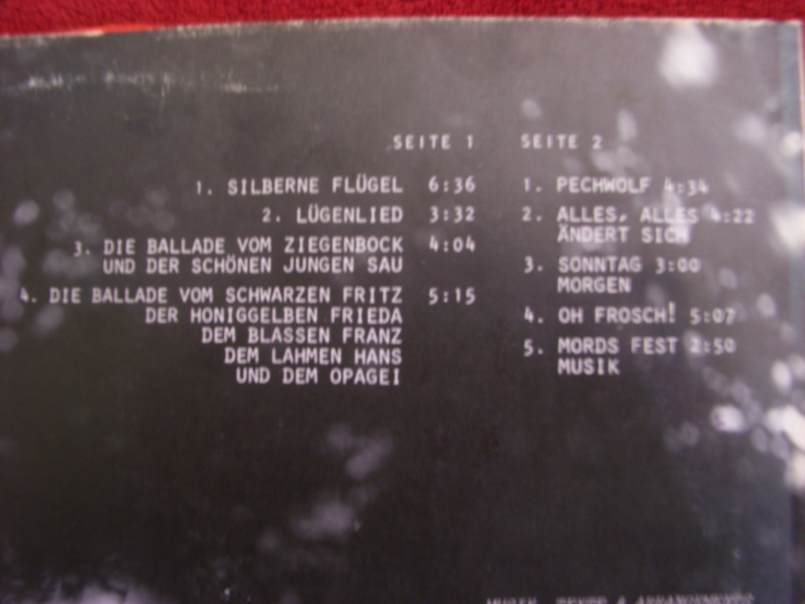 Marieluise Ritter – O du honiggelbe Frieda | LP, Bild 3
