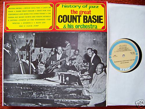 Count Basie – History of Jazz: The Great Count Basie & His Orchestra (LP, Joker Records SM 3109)