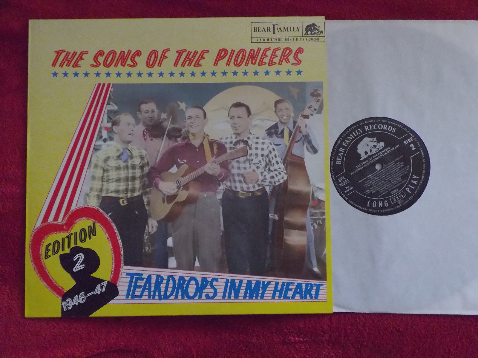 The Sons of the Pioneers 2 – Teardrops in My Heart | Bear Family LP