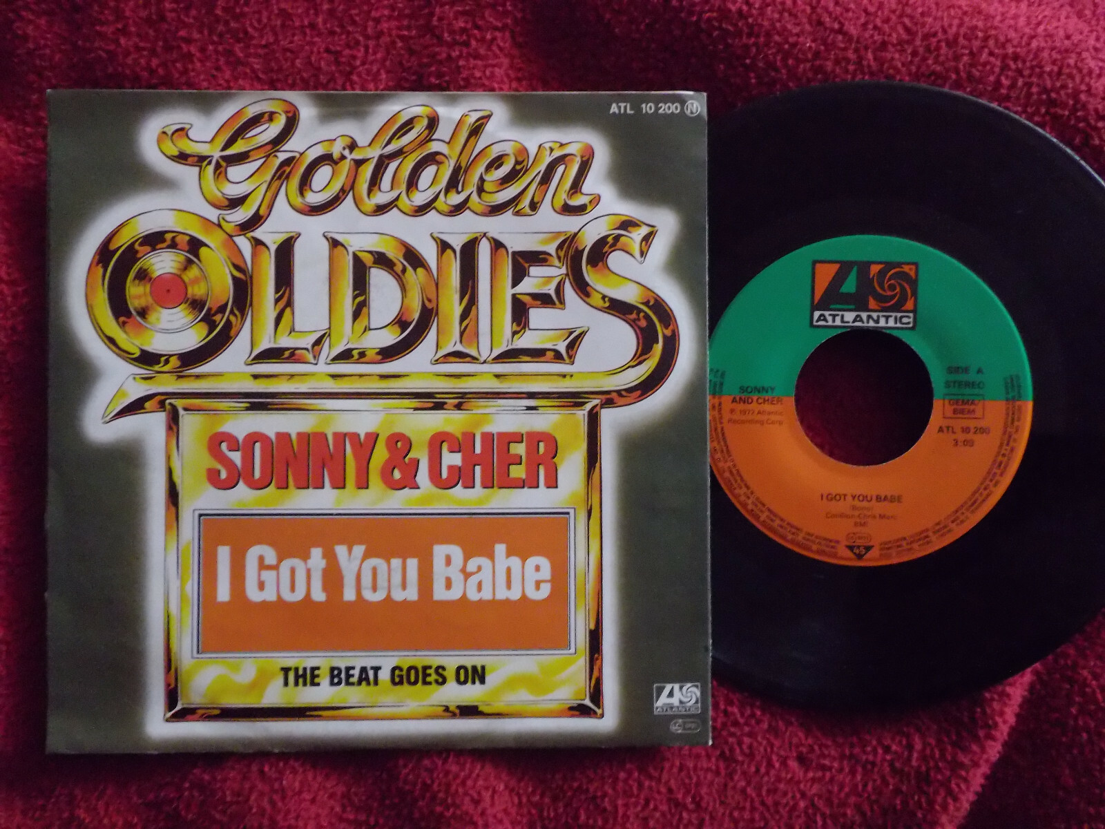 Sonny & Cher – I Got You Babe / The Beat Goes On (45er Vinyl-Single)