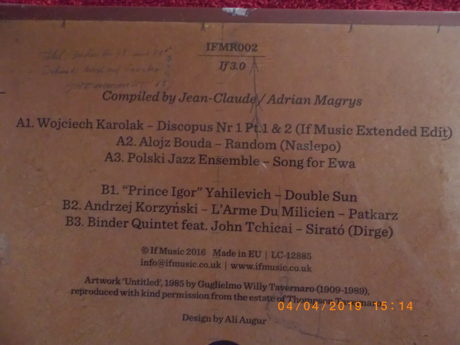 V.A. – If Music Presents You Need This: Eastern European Sound (LP, 2016), Bild 3