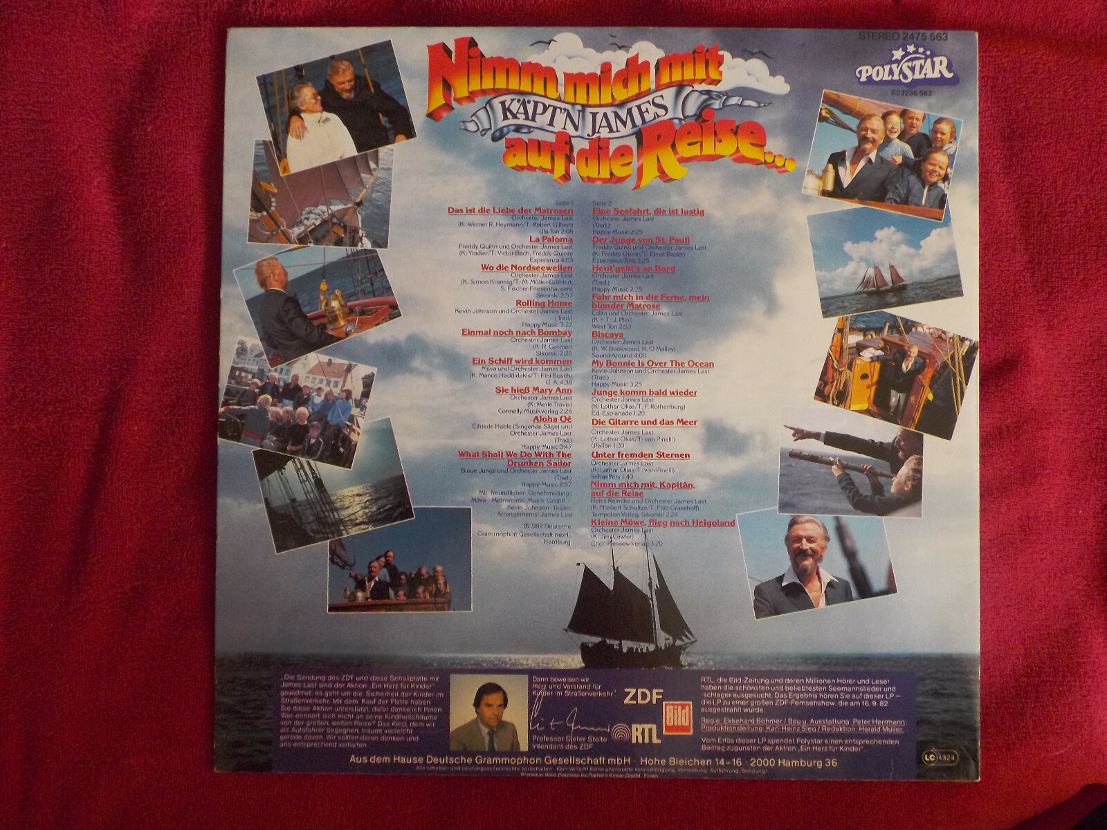 James Last – Nimm mich mit Käpt´n James auf die Reise (LP, Polystar Records, 1982), Bild 2