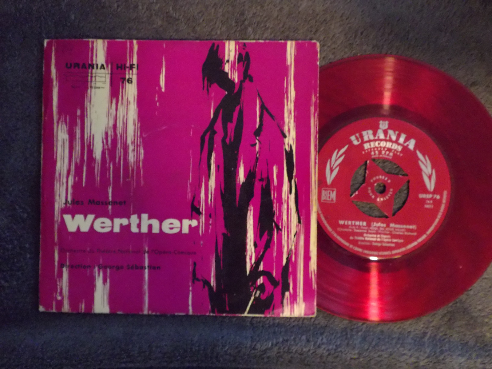 Orchestre et Choeurs de l´Opera-Comique de Paris – Werther (rote Vinyl-Single)