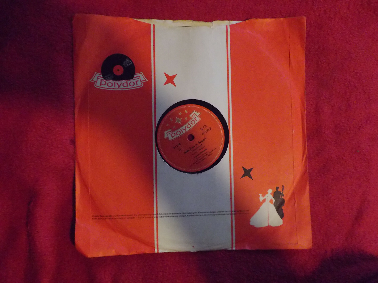 Evelyn Künneke – Die treuen Augen / Jede Frau in Bogota – Polydor 78 U/min, Bild 4