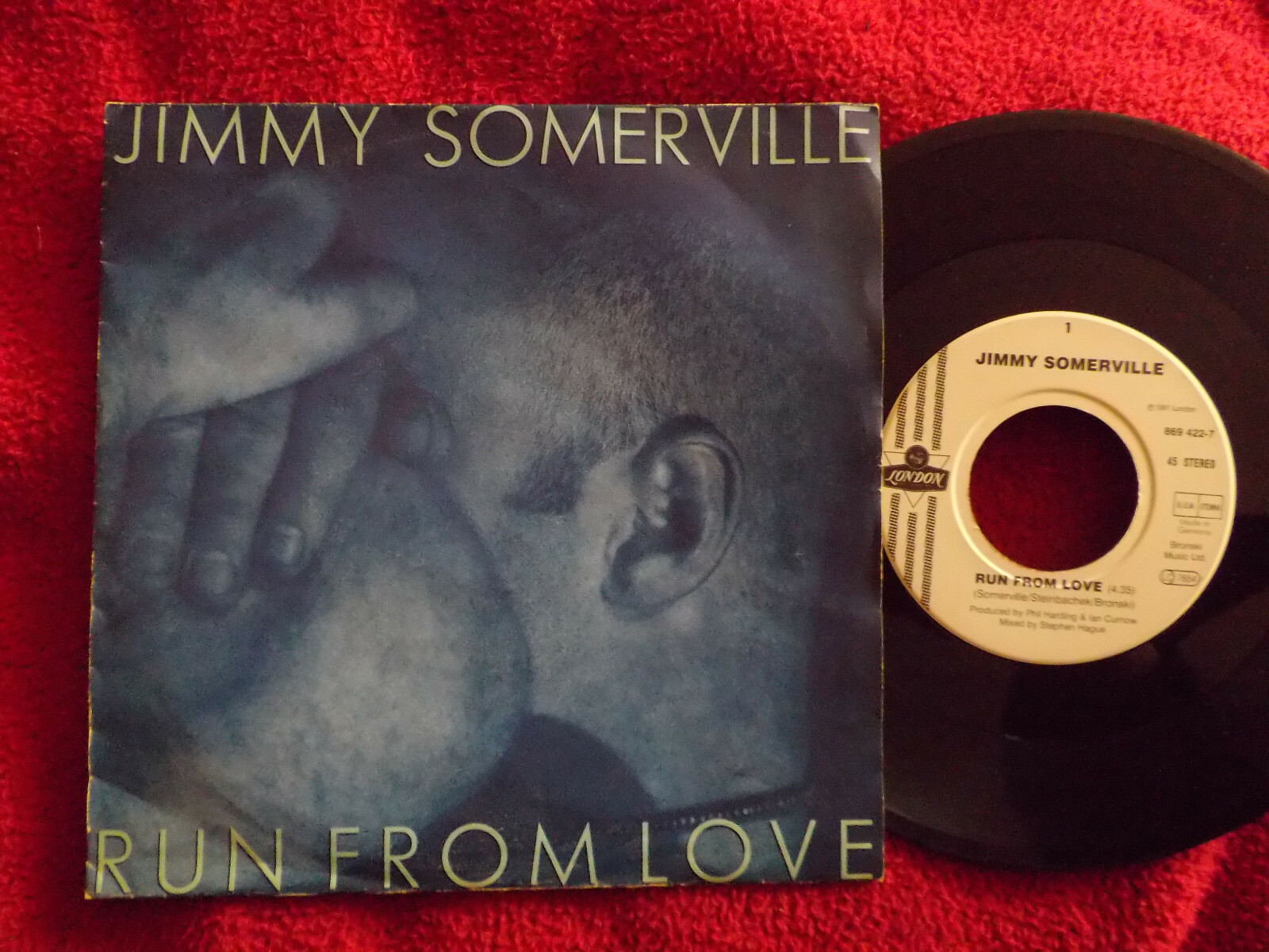 Jimmy Somerville – Run from Love / Desire (Single, Deutschland, 1991)