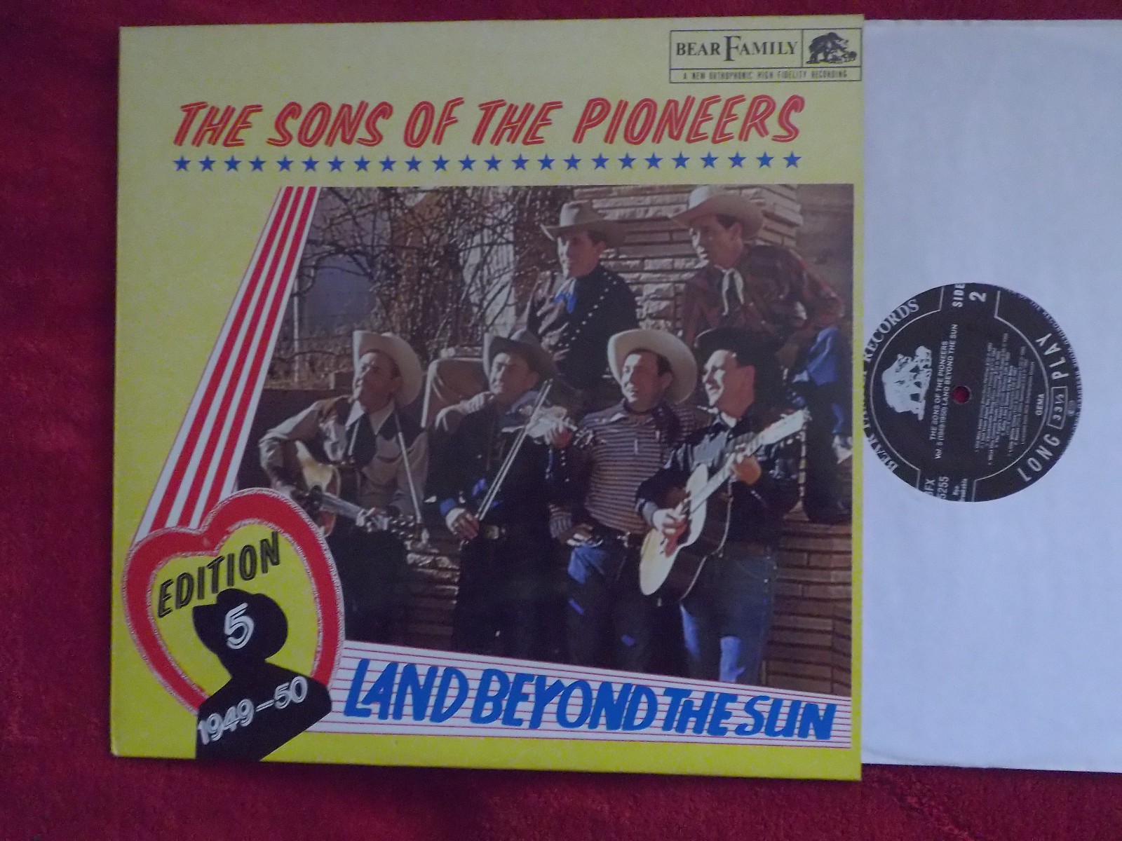 Sons of the Pioneers – Land beyond the sea (LP, Bear Family Records, 1987)