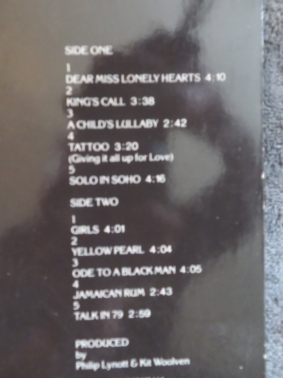 Philip Lynott – Solo in Soho (Vertigo, 1980), Bild 5