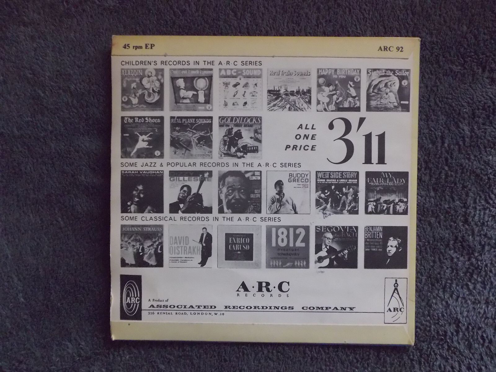London Philharmonic Orchestra – The red shoes (ARC 92), Bild 2