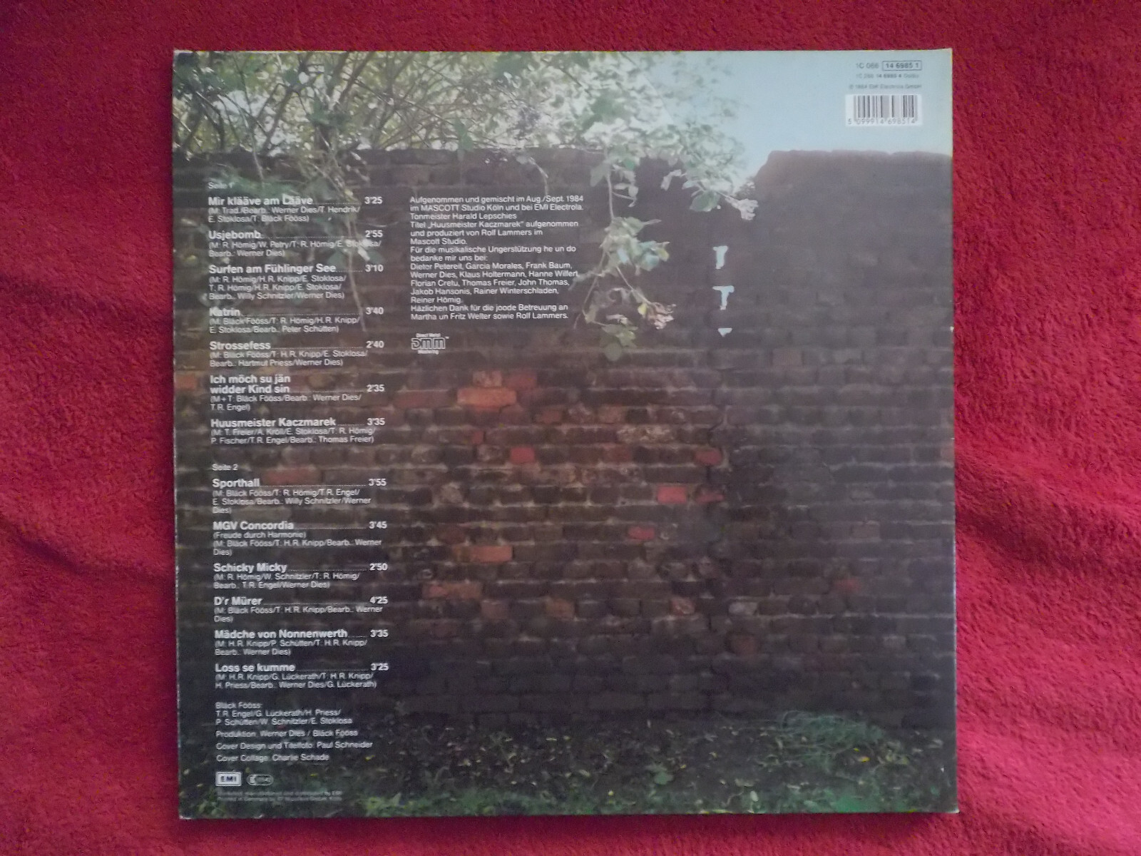 De Bläck Fööss – Mir klääve am Lääve | EMI Records, LP, EEC 1984, Bild 6