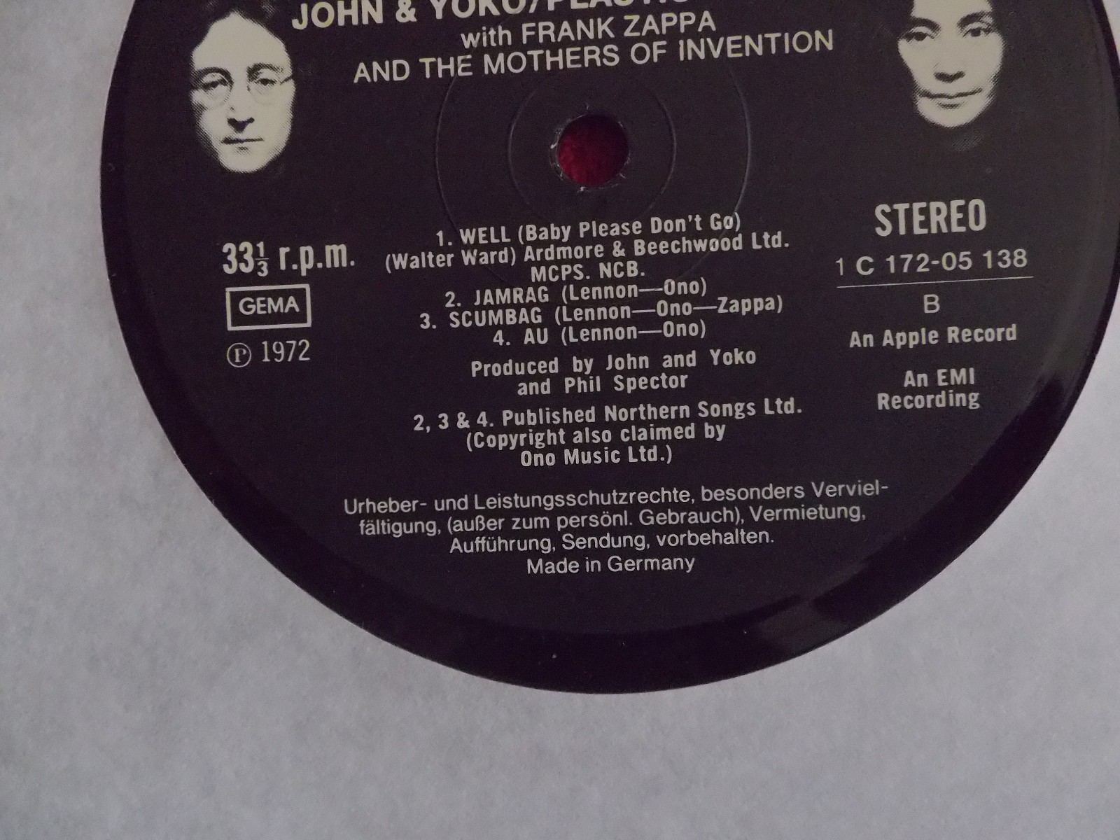 Plastic Ono Band – Some Time in New York City (Doppel-LP, Deutschland, 1972), Bild 7