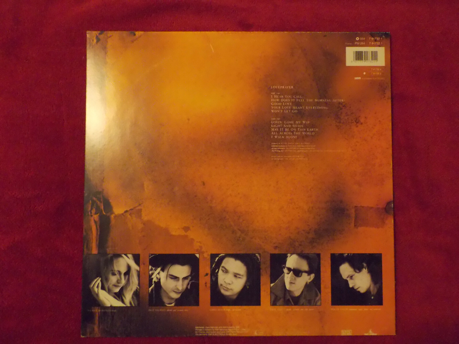 Bliss – Love prayer (LP, Parlophone / EMI Records, 1989), Bild 2