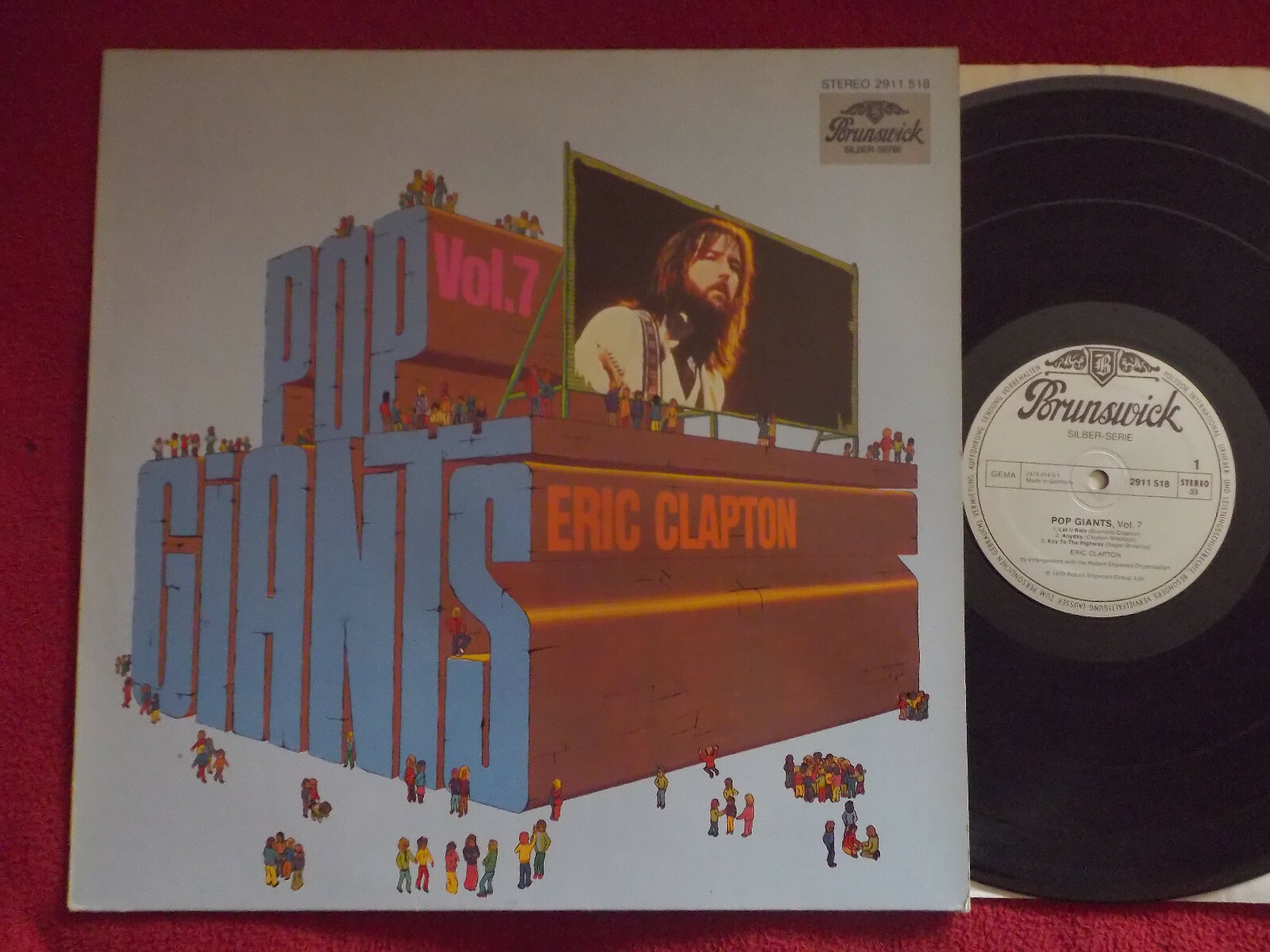 Eric Clapton – Pop Giants Vol. 7 | Brunswick LP