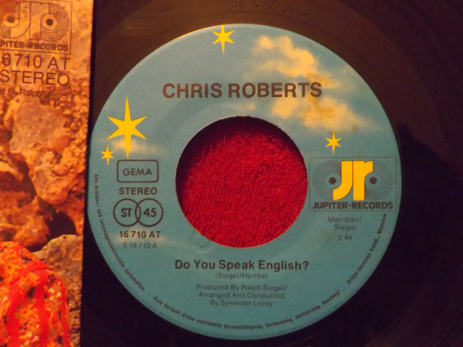 Chris Roberts – Do you speak english? / Hinter den Wolken ist immer Sonnenschein (7″-Single), Bild 2