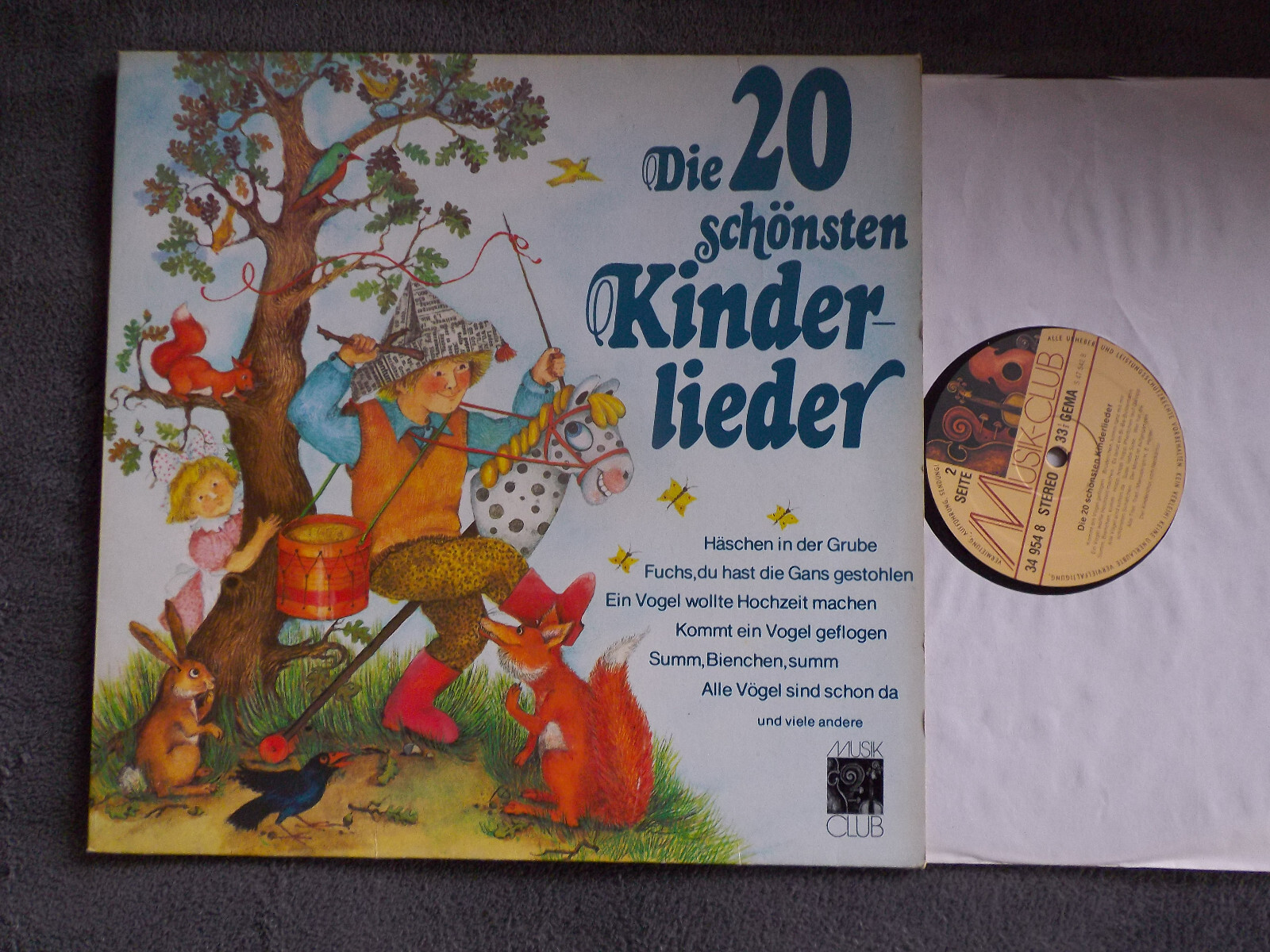 Kinderchor vom Neckartor – Die 20 schönsten Kinderlieder (LP)