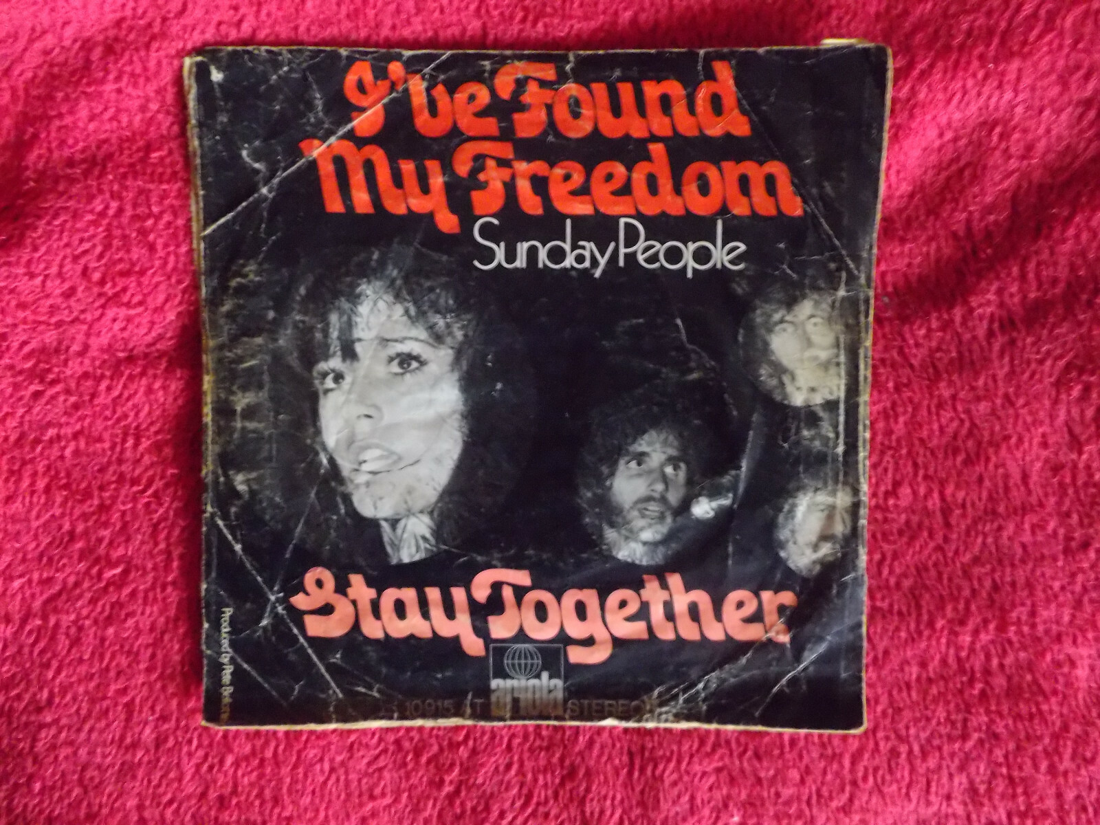 Sunday People – I´ve found my freedom / Stay together (Ariola Records, 7-Inch-Single), Bild 2
