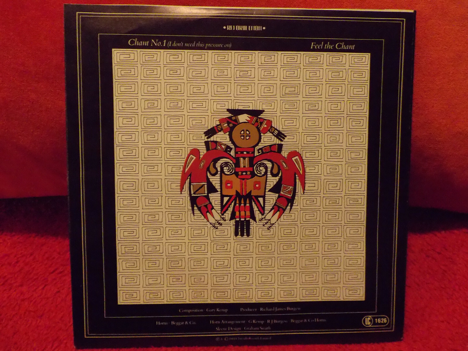 Spandau Ballet – Chant No. 1 / Feel the Chant (7″ Single, Chrysalis, 1981), Bild 2