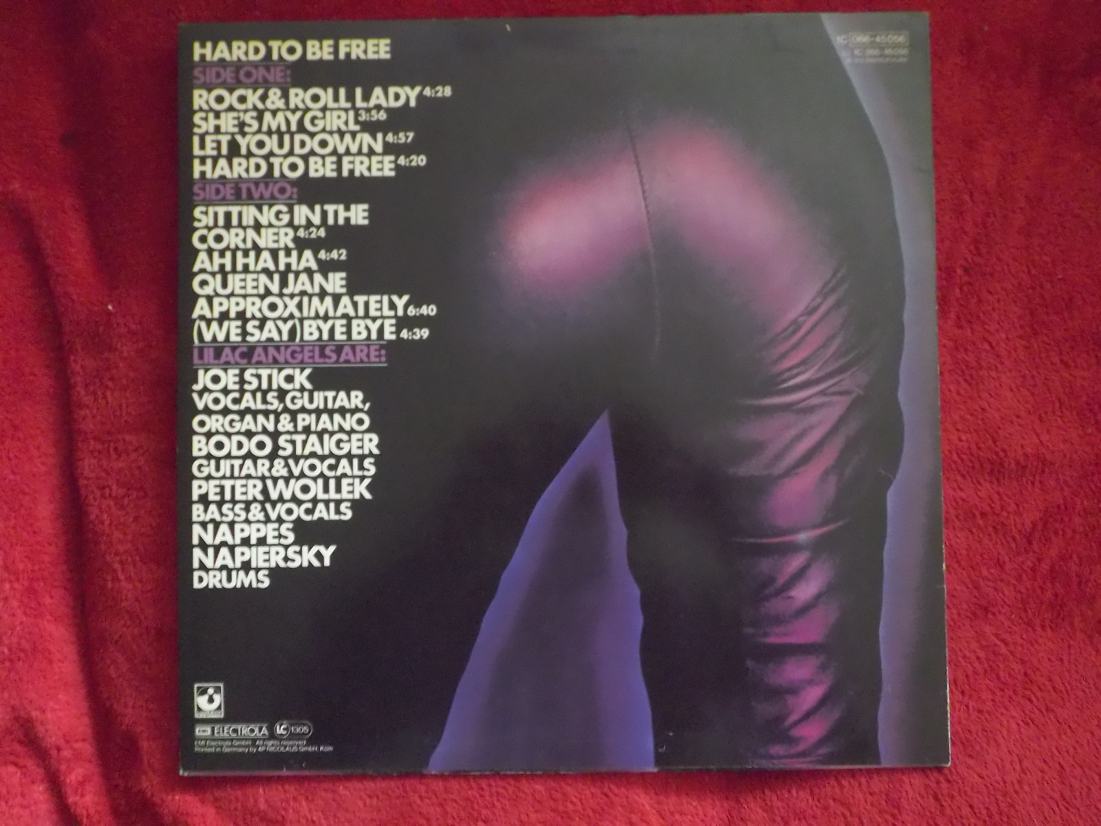 Lilac Angels – Hard to be free | Harvest Records LP, 1978, Bild 5