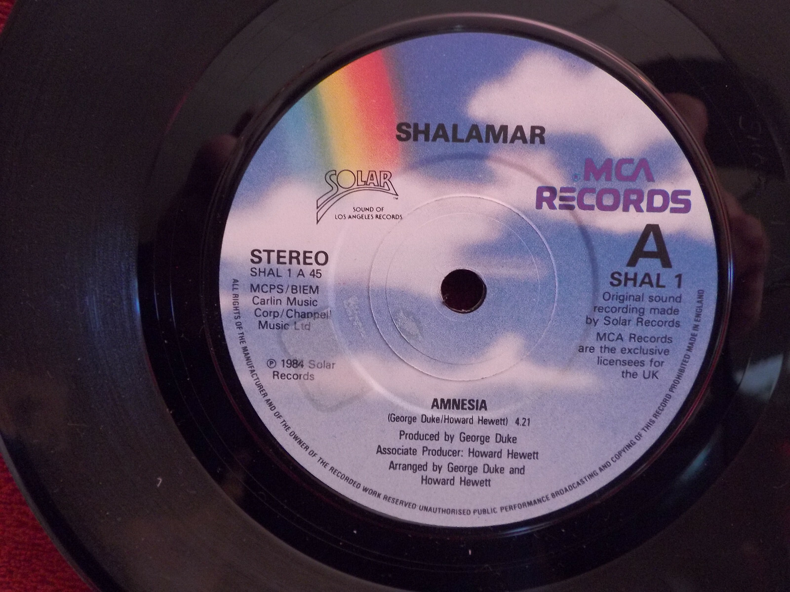 Shalamar – Amnesia / You´re the one for me | 7″-Single