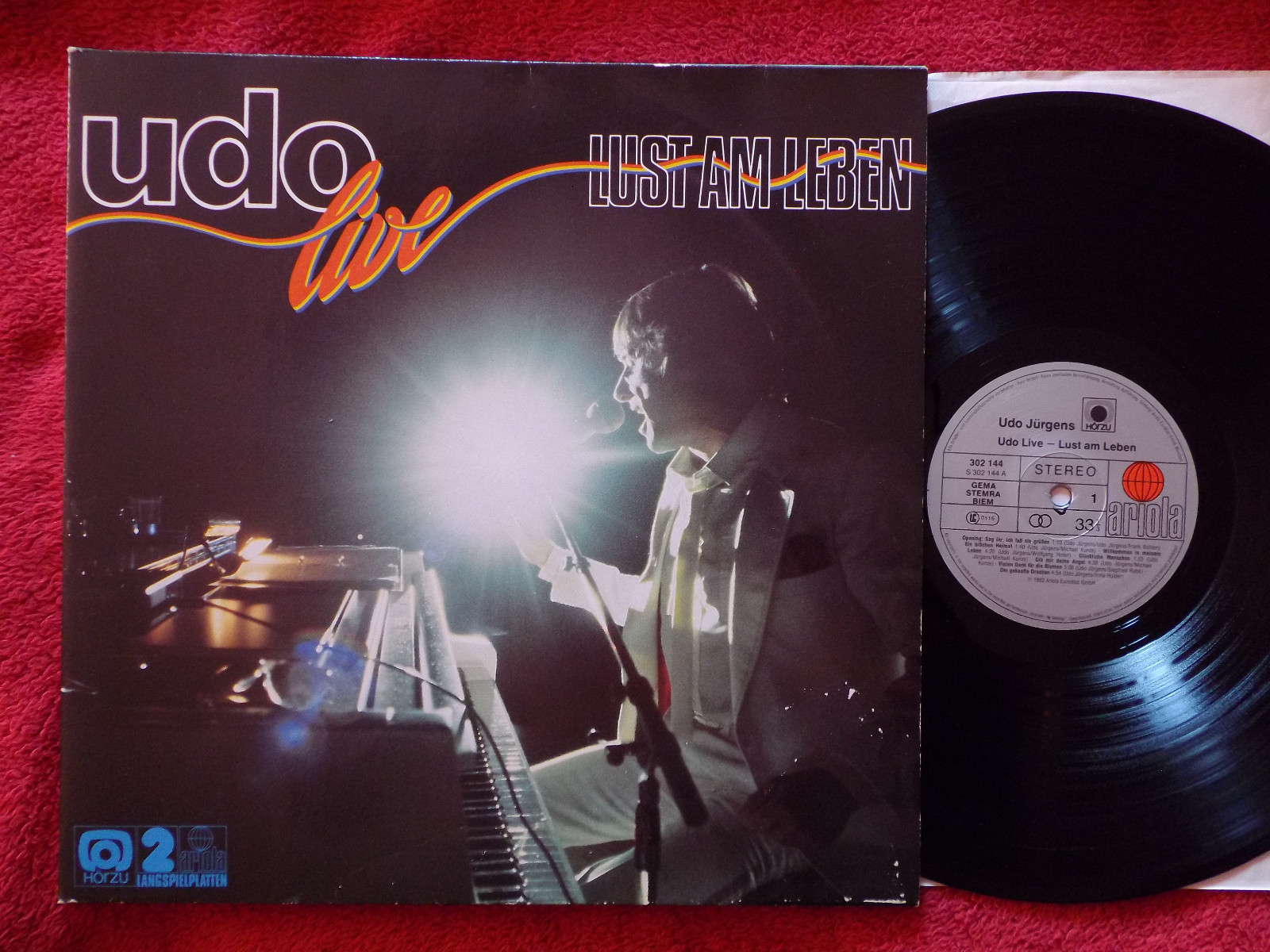Udo Jürgens – Udo live: Lust am Leben (Doppel-LP)