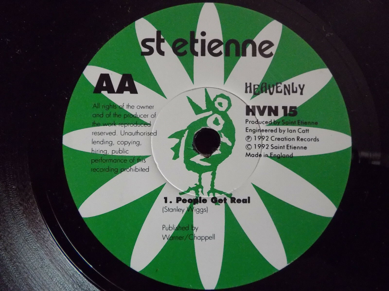St. Etienne – Join our club / People get real (7-Inch-Single, 1992), Bild 2