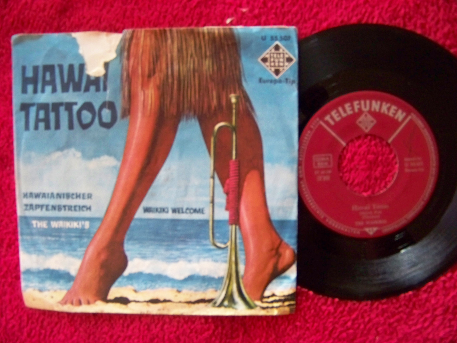 Die Waikikis – Hawaii Tattoo / Waikiki Welcome | Telefunken 7″-Single