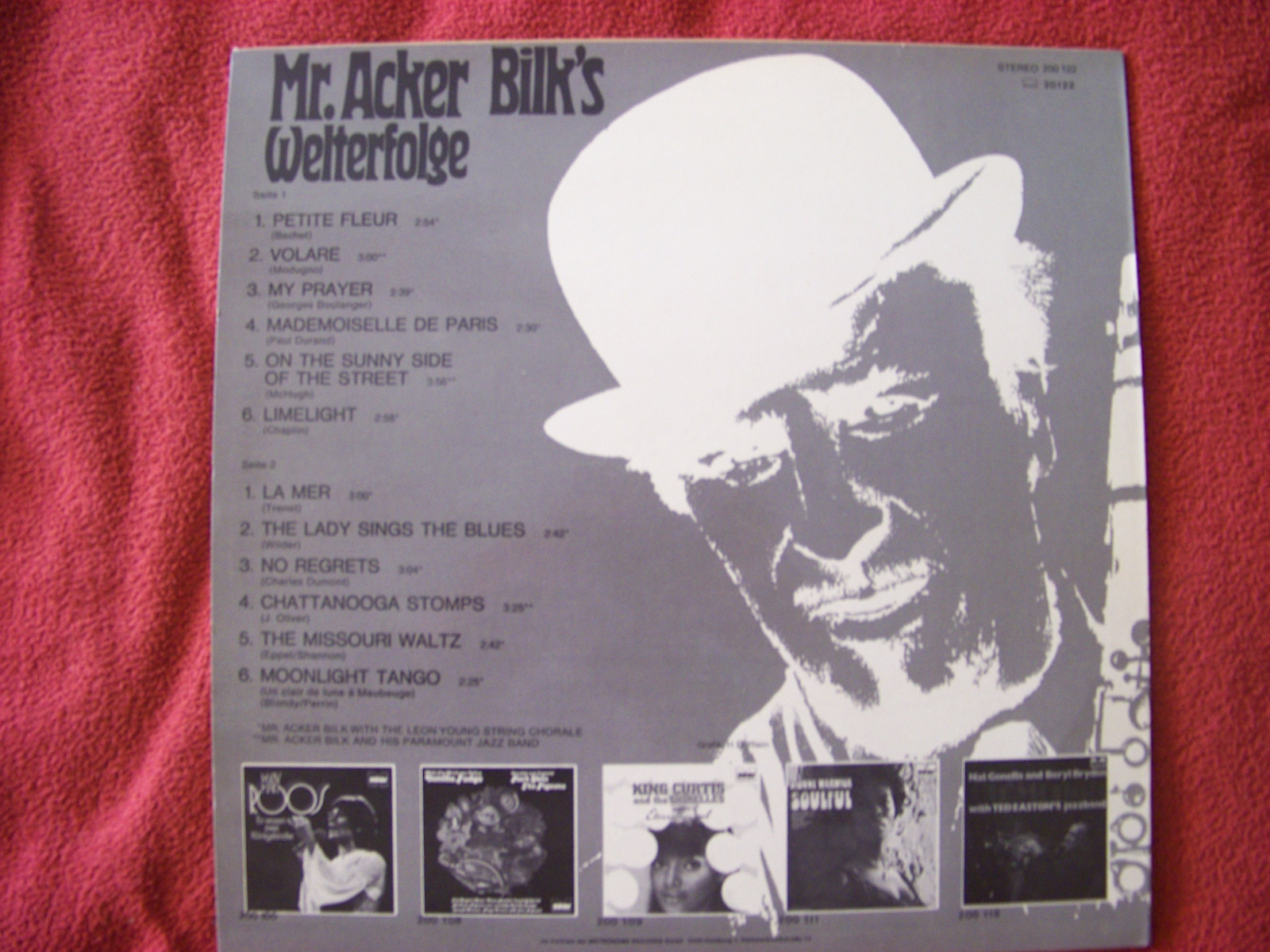Mr. Acker Bilk – Mr. Acker Bilk´s Welterfolge (LP, Metronome, 1973), Bild 2