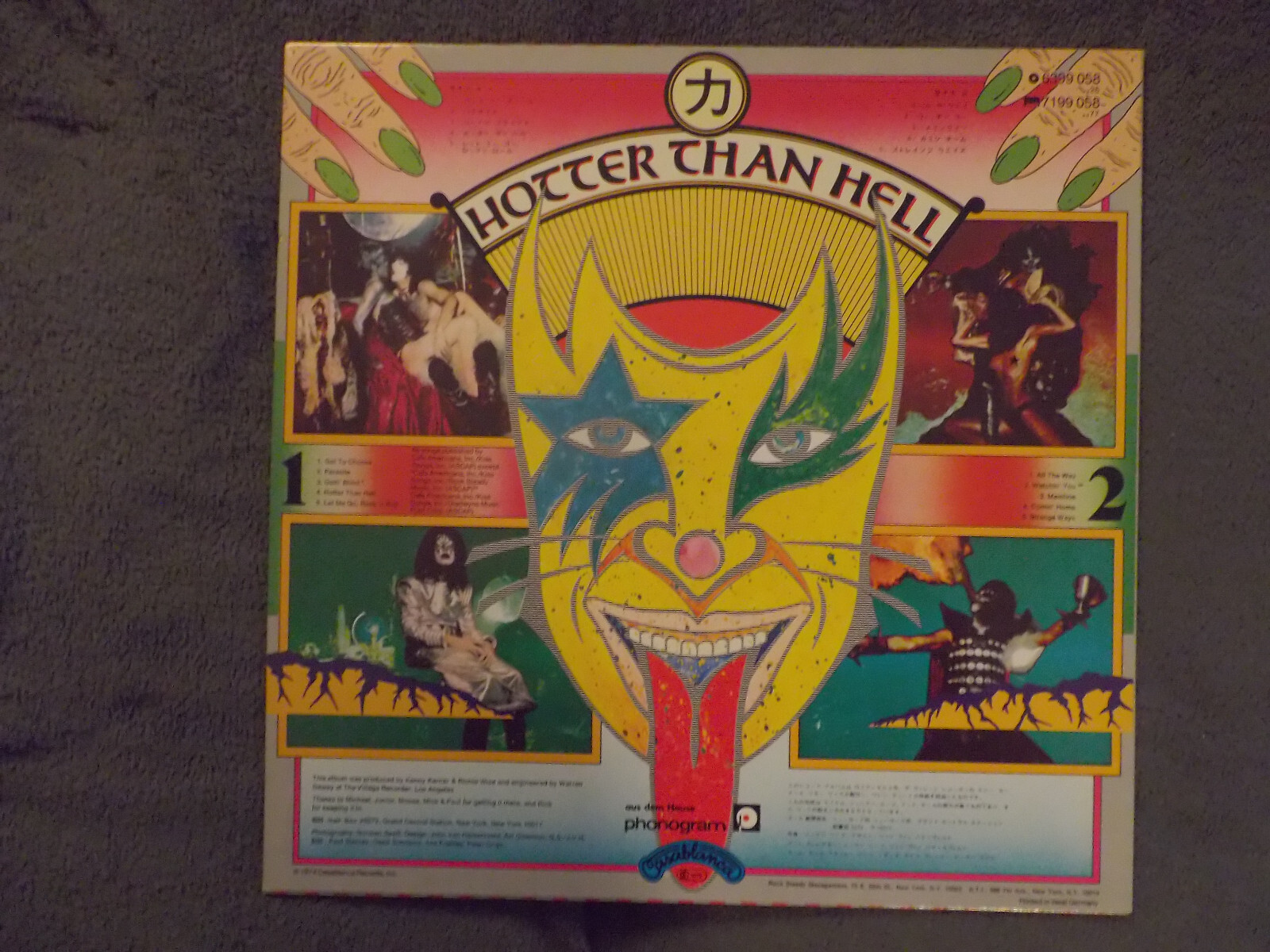 Kiss – Hotter than hell | LP, Casablanca Records 6399 058, Bild 2