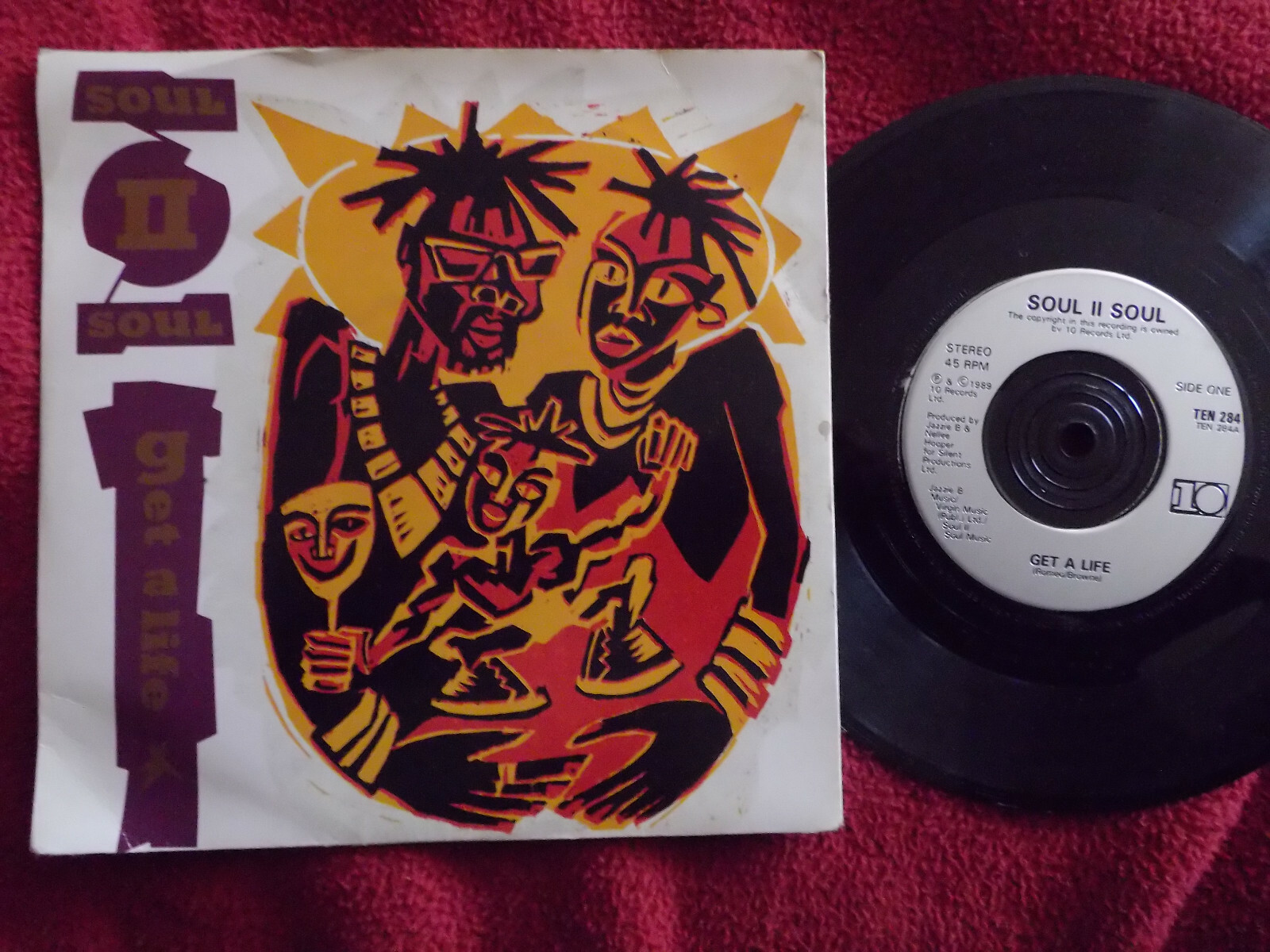 Soul II Soul – Get a life / Jazzie´s groove (New Version) – 7″ Single