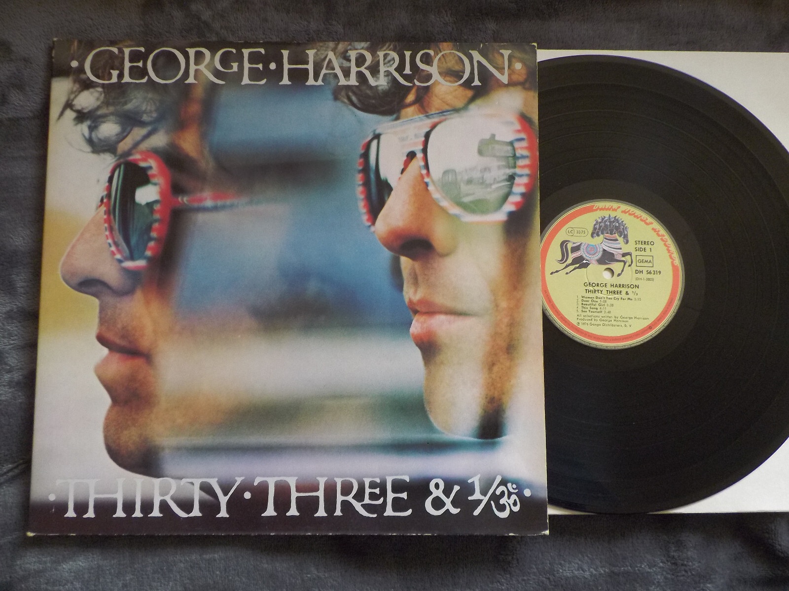 George Harrison – Thirty-Three & 1/3 (LP, Dark Horse Records, 1976)