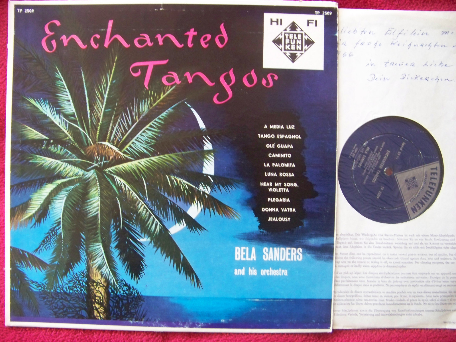 Bela Sanders – Enchanted Tangos | Telefunken LP