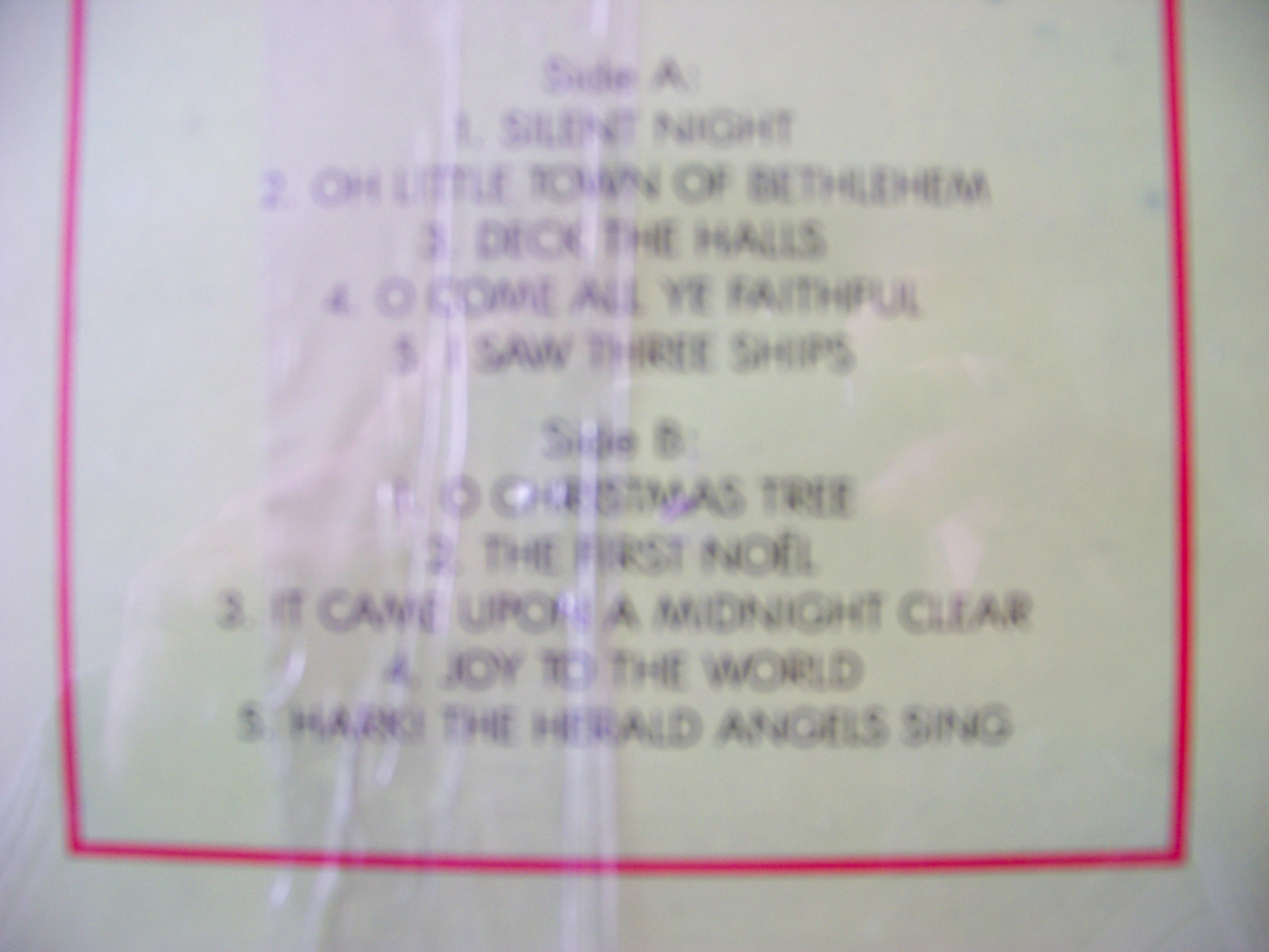 Mario Lanza – Silent Night / Noel (LP, 1986), Bild 2