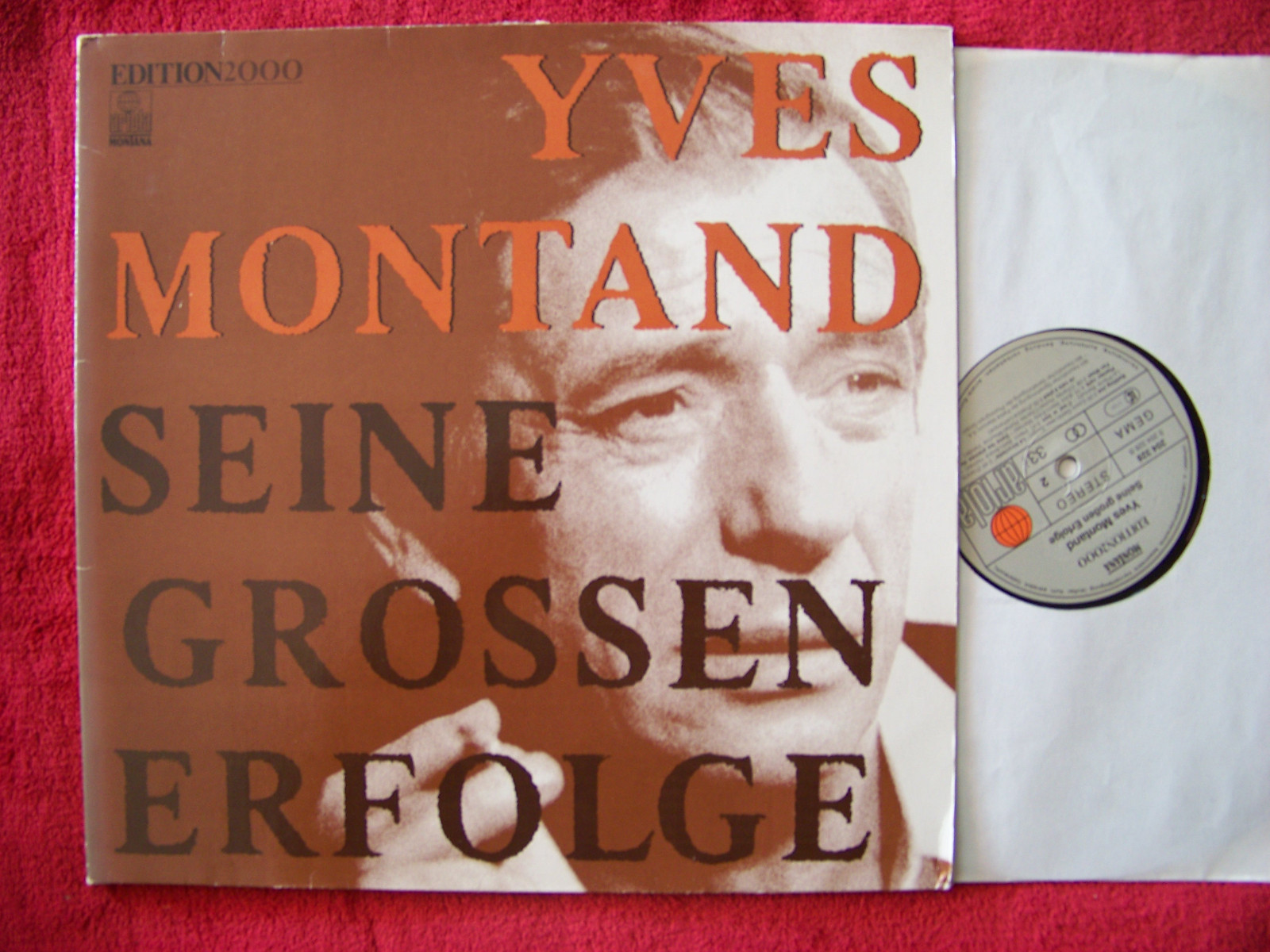 Yves Montand – Seine grossen Erfolge | Ariola LP