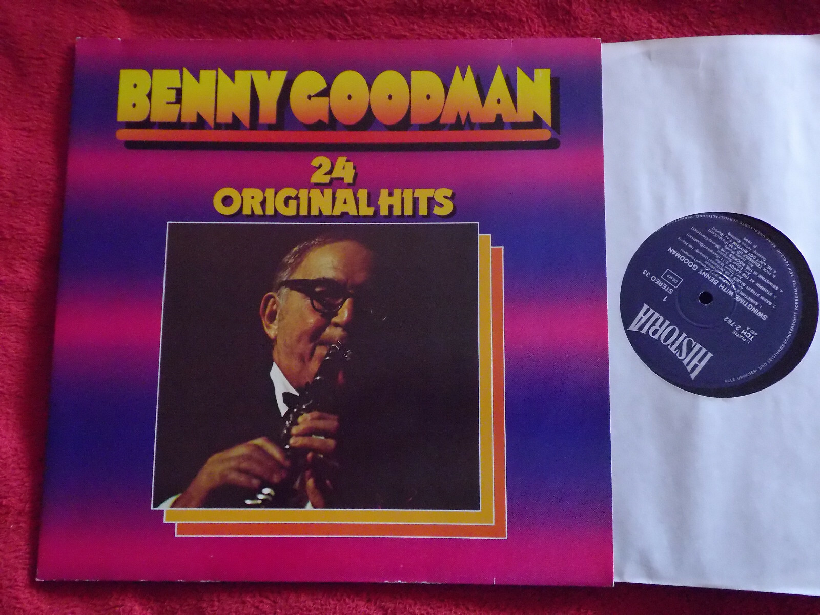 Benny Goodman – 24 Original Hits | Historia Records TCH 2-762 | Doppel-LP, Deutschland 1980