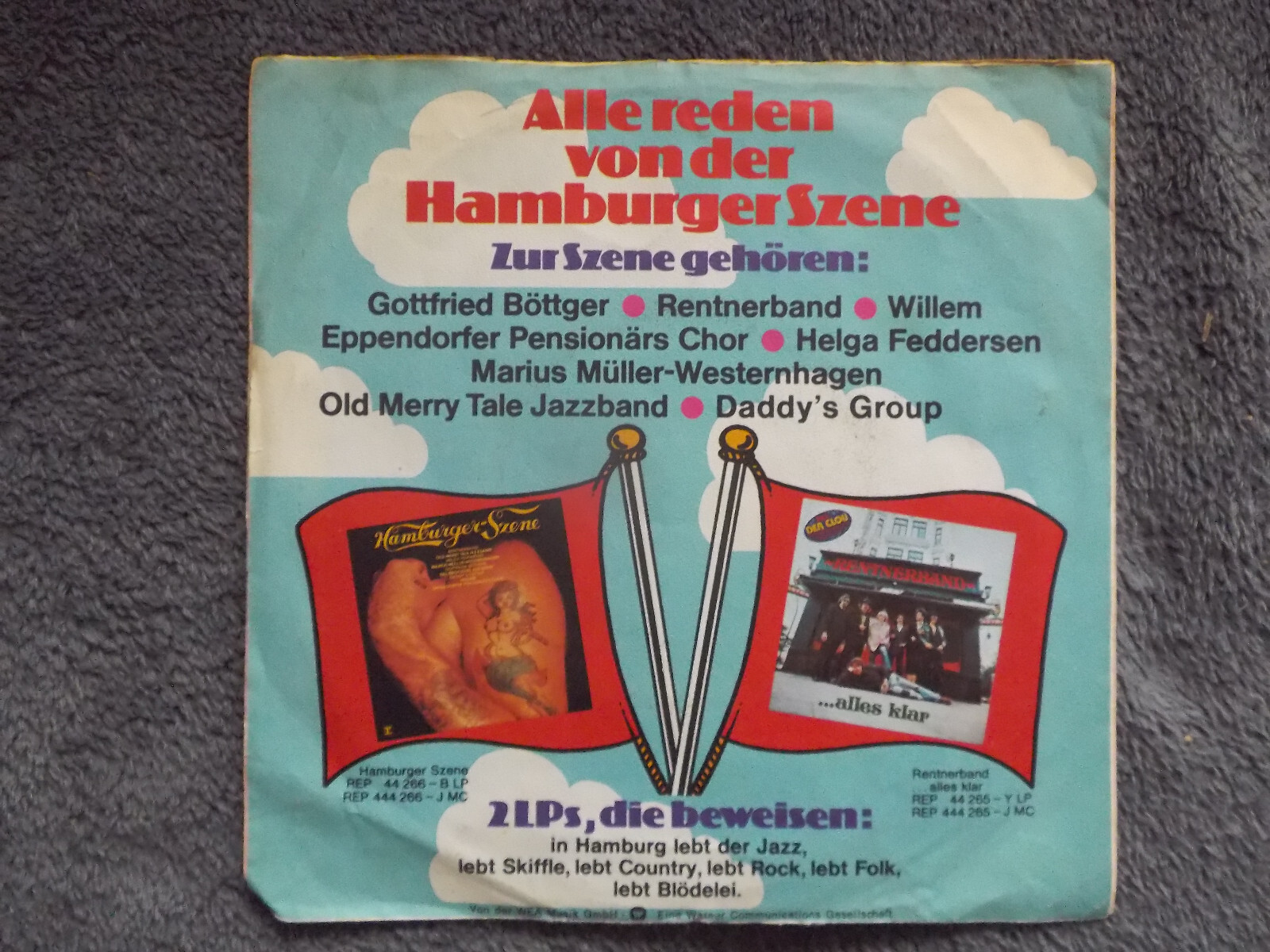 Rentnerband – Alles klar, alles bleibt wie es war / Rollmops | Warner Bros. 45er-Single, Bild 2